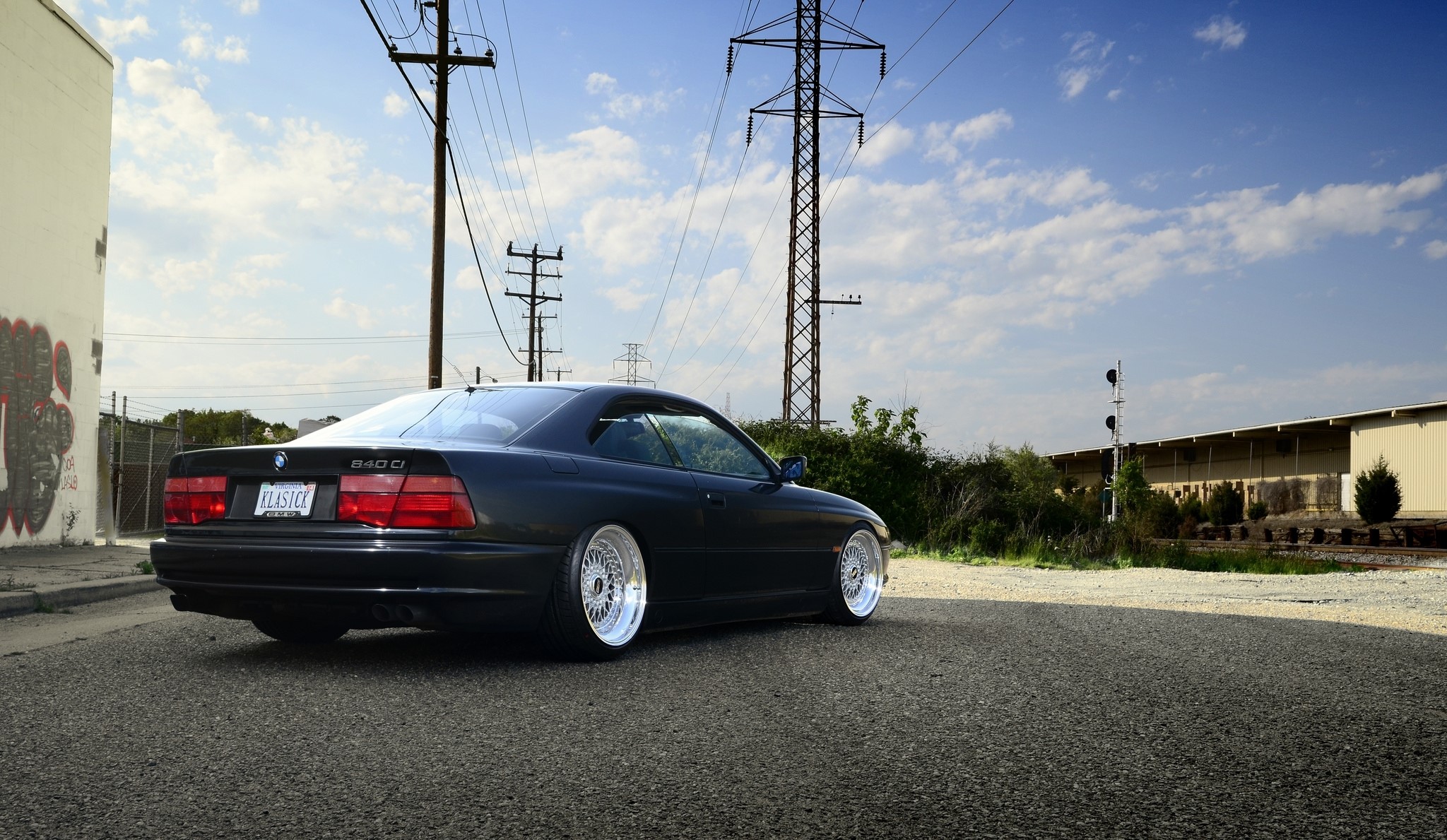 BMW 840Ci E31 back view HD Wallpaper