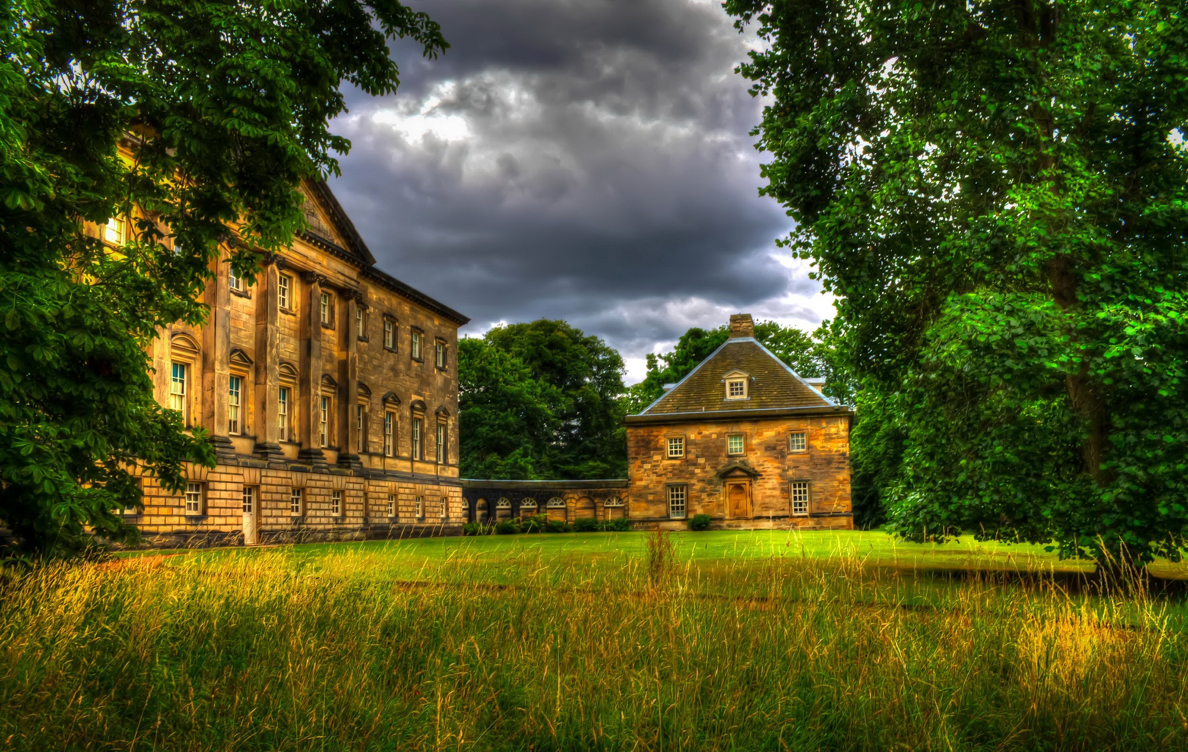 Nostell House and grounds, United Kingdom HD Wallpaper