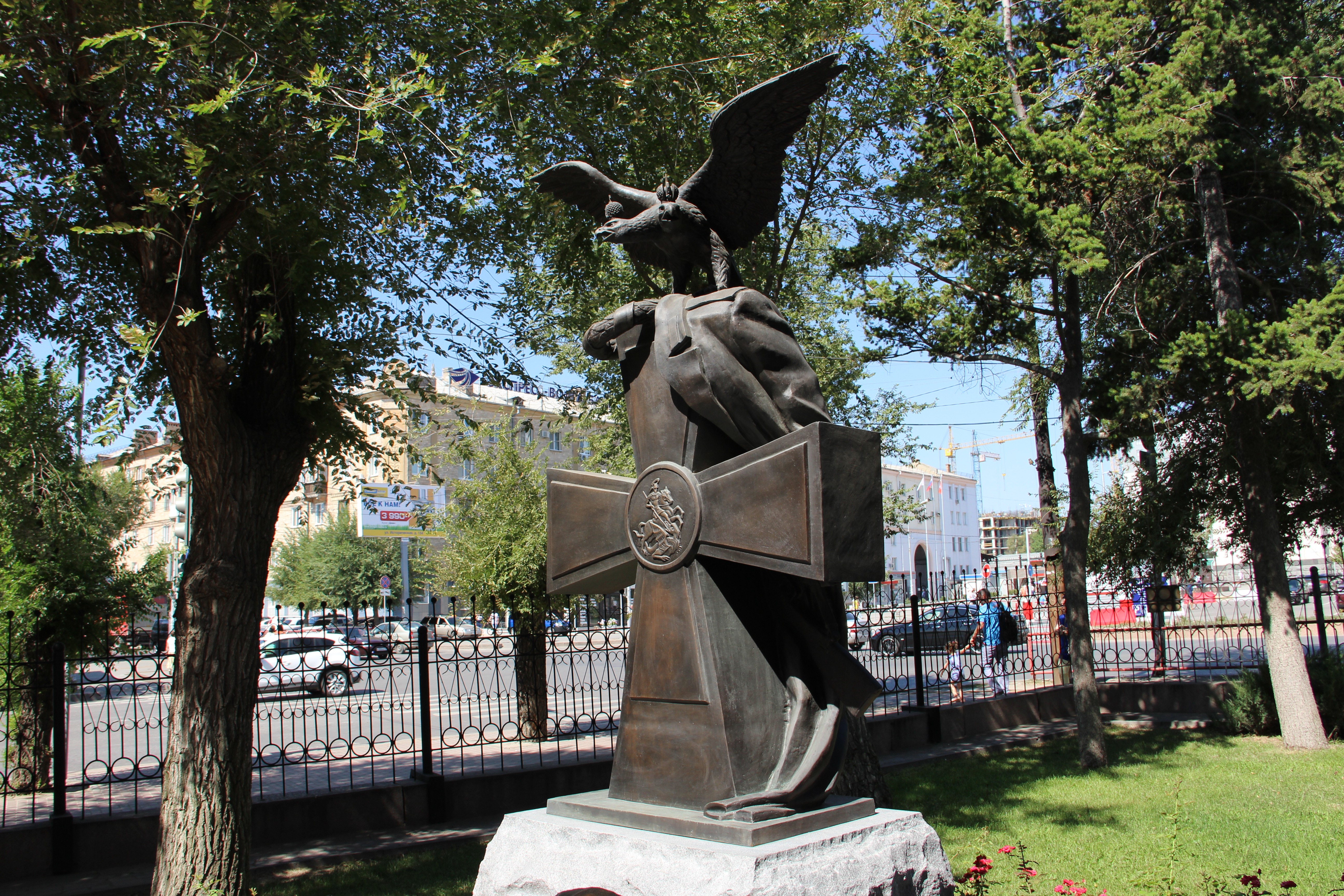 Monument to the Residents of Tsaritsyn in World War I, Volgograd HD Wallpaper