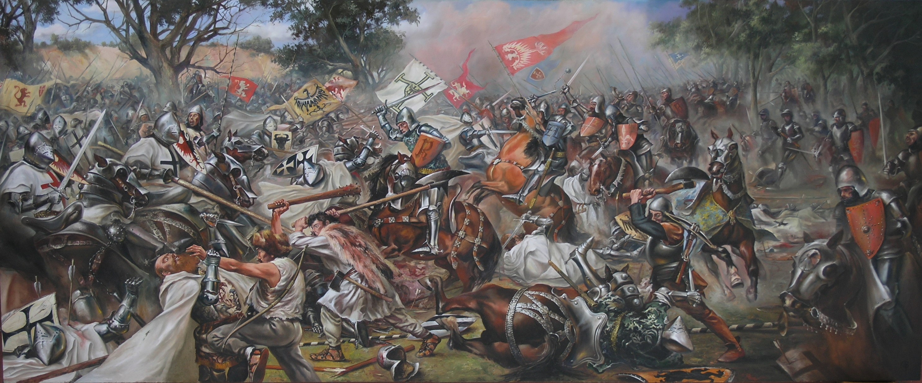 Battle of Grunwald 1410 by Vladimir Fedorov HD Wallpaper