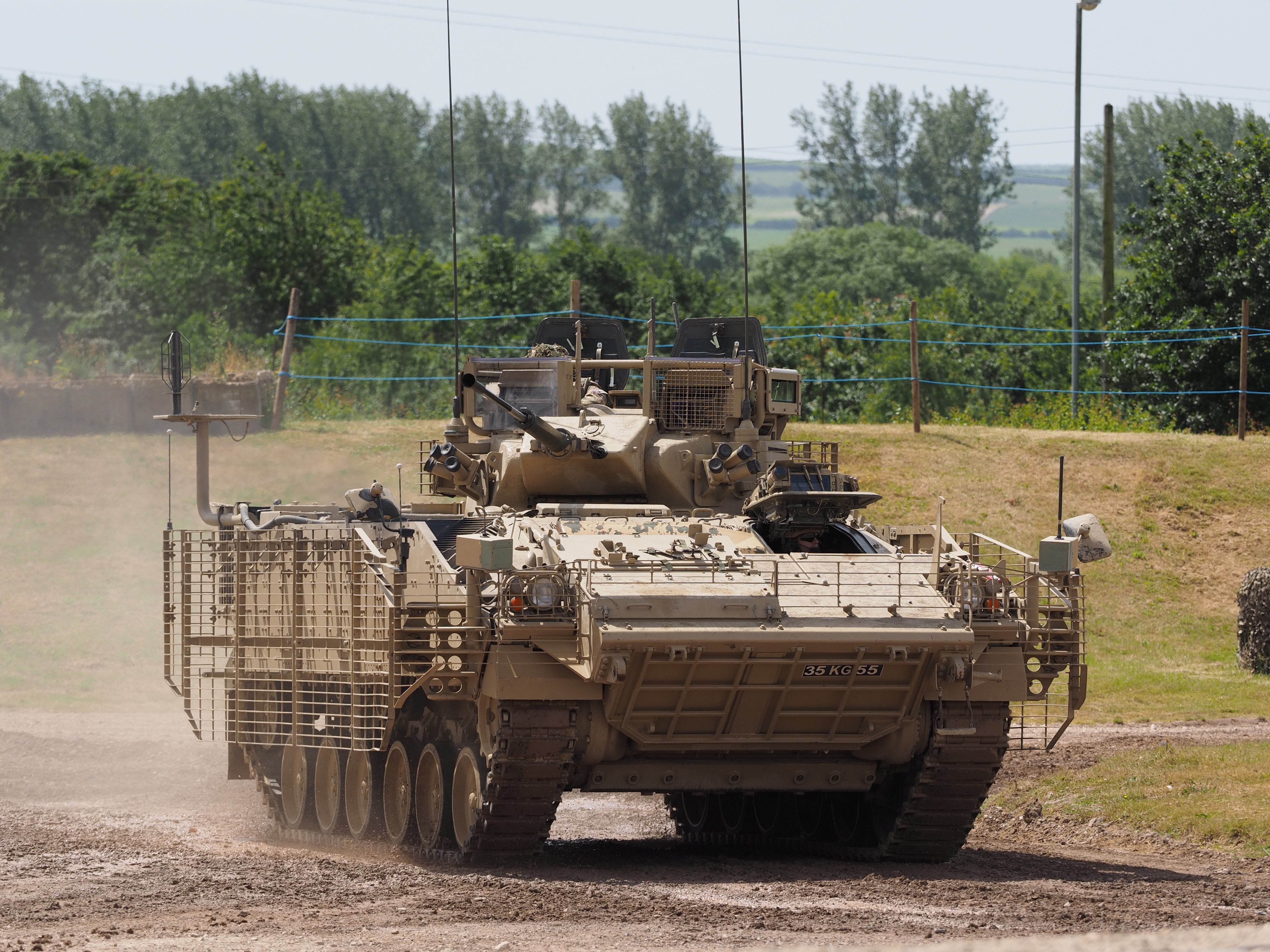 Warrior IFV at Tankfest 2015 HD Wallpaper