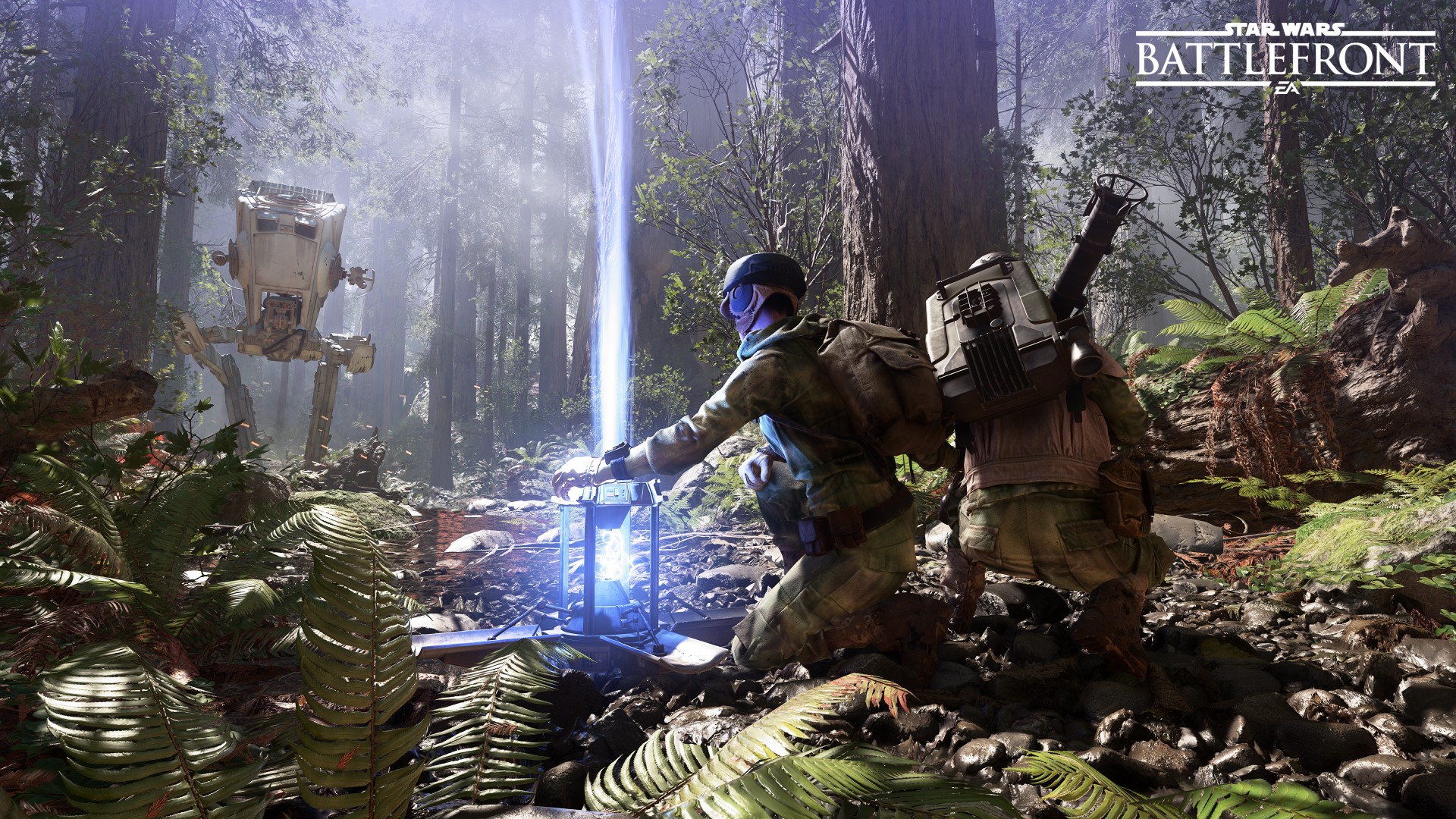 Star Wars Battlefront EA Soldiers in Forest HD Wallpaper