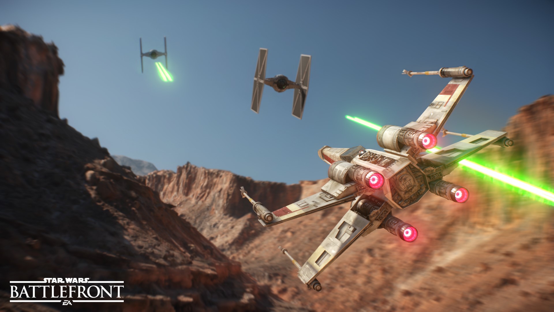 Star Wars Battlefront X-Wing and TIE Fighter Battle HD Wallpaper