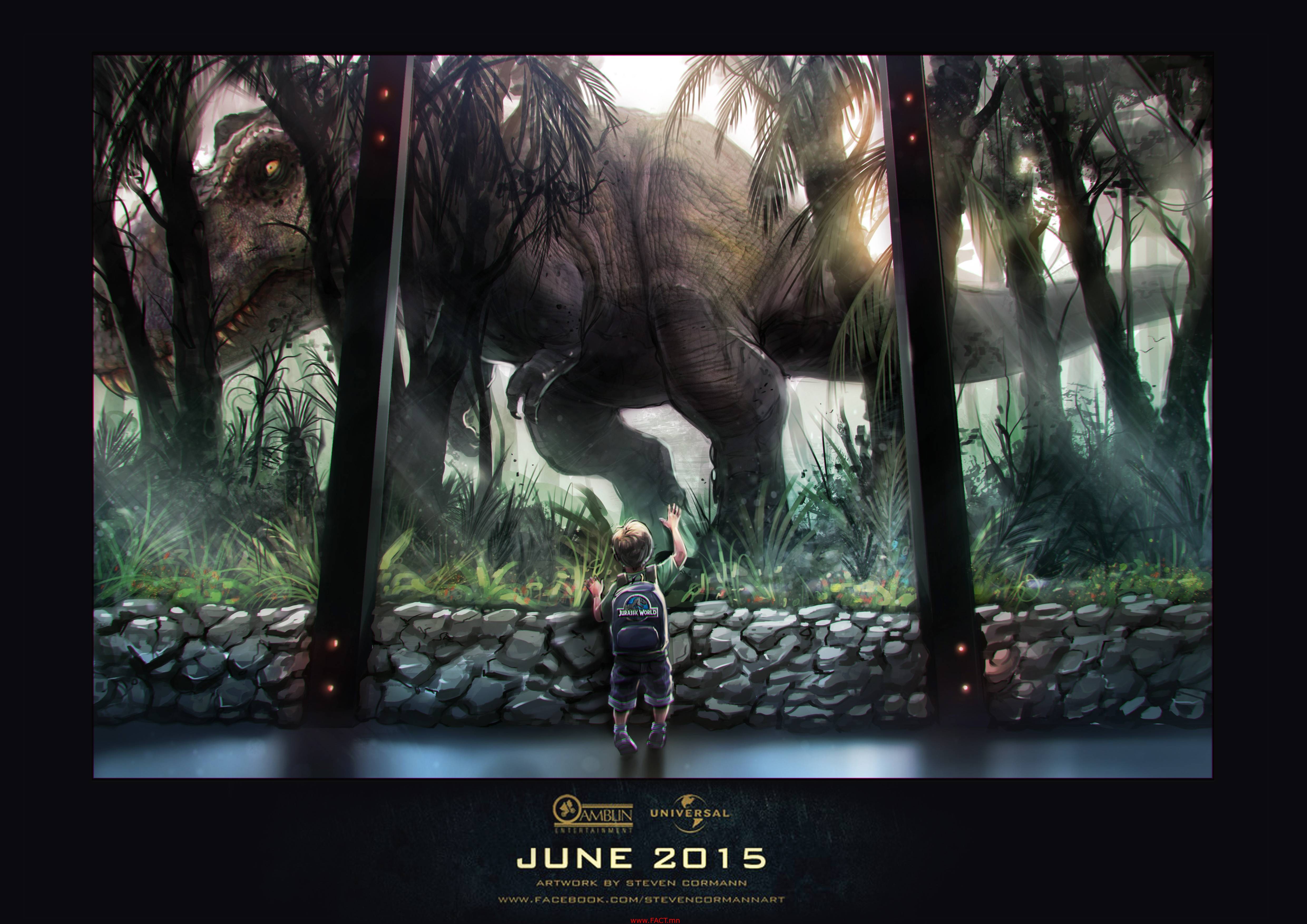 Jurassic World Dinosaur Encounter HD Wallpaper