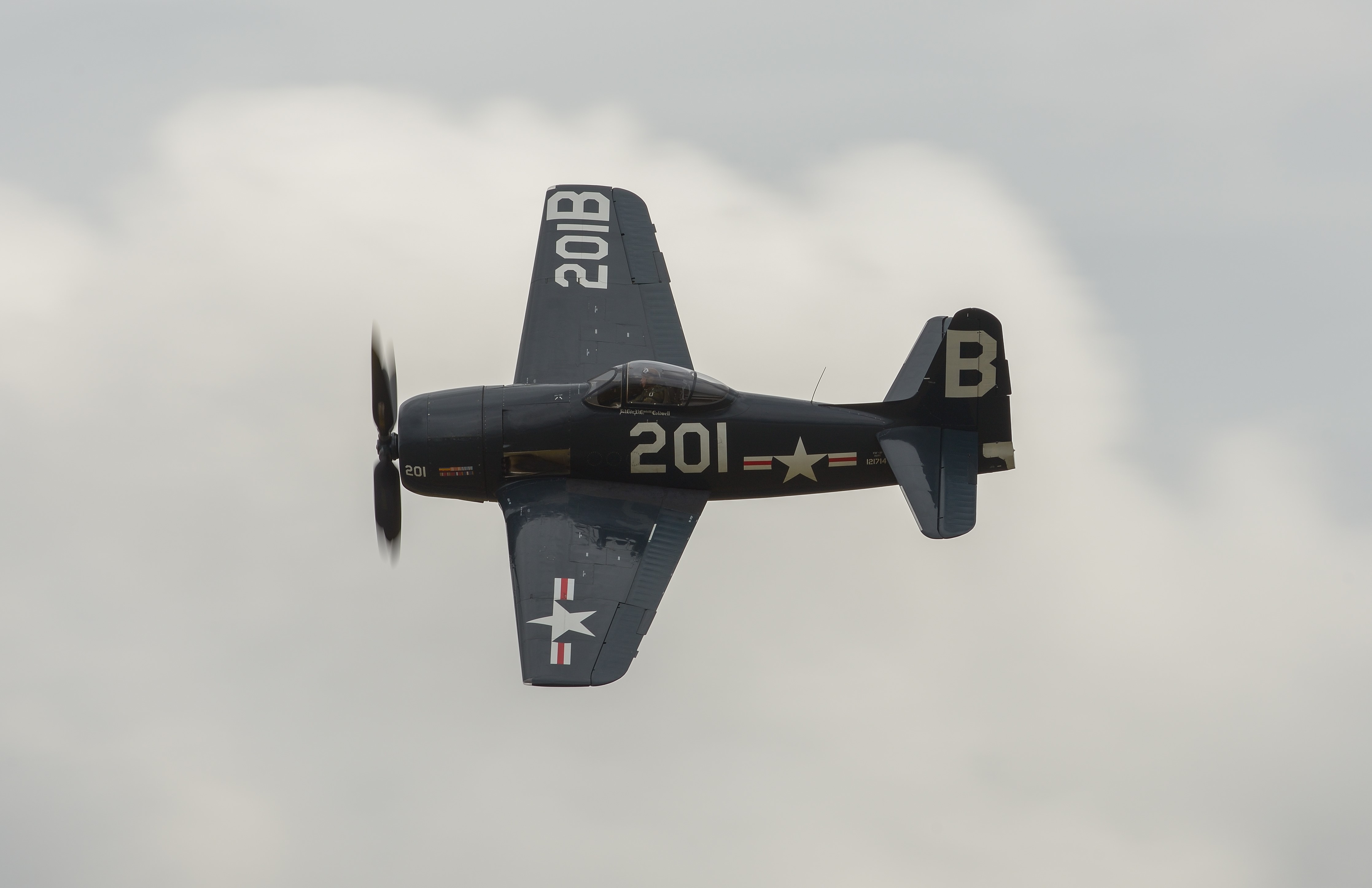 Grumman F8F Bearcat Fighter Airplane HD Wallpaper
