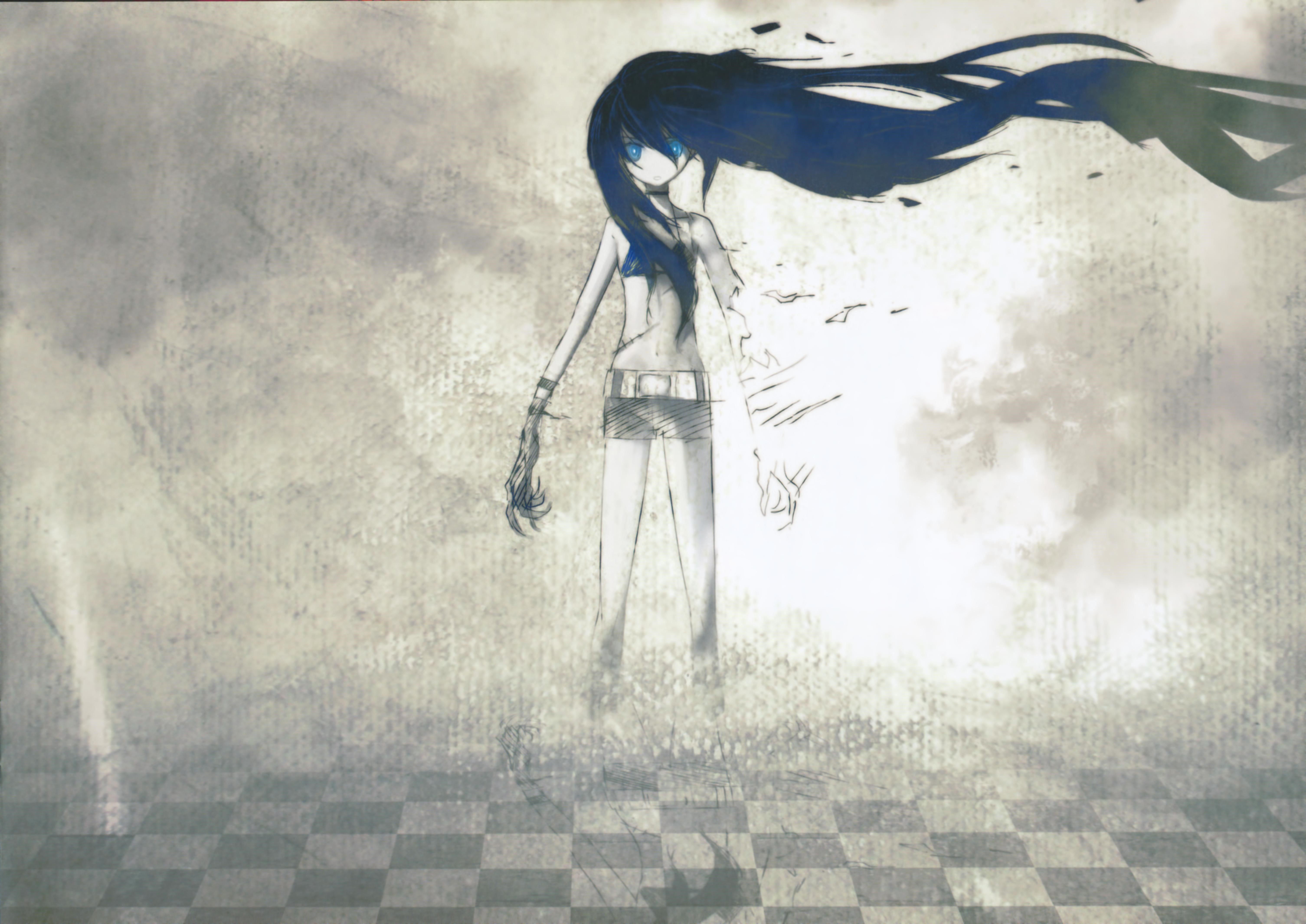 Black Rock Shooter by huke Mato Kuroi HD Wallpaper