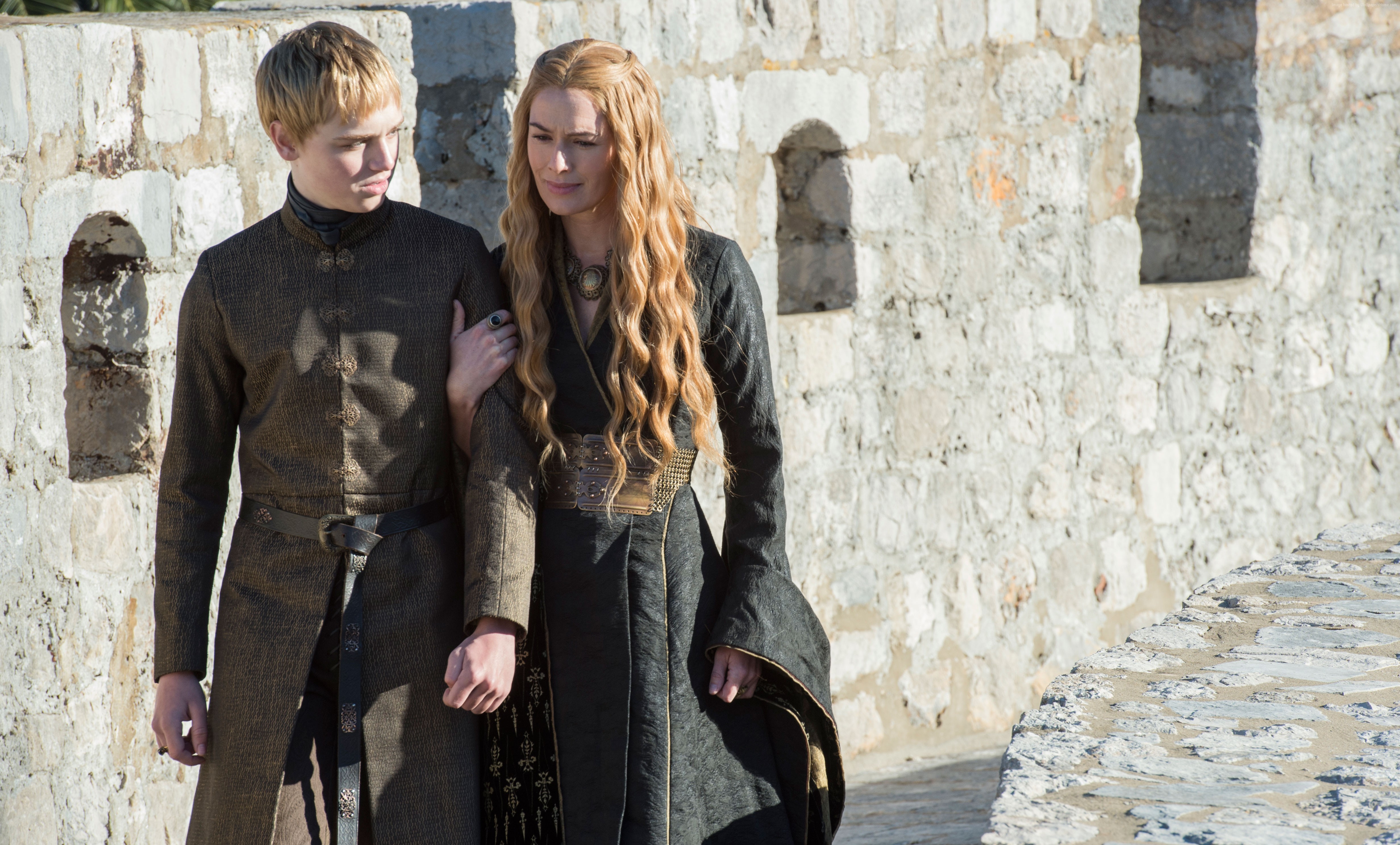 Cersei Lannister and Joffrey Baratheon from Game of Thrones HD Wallpaper