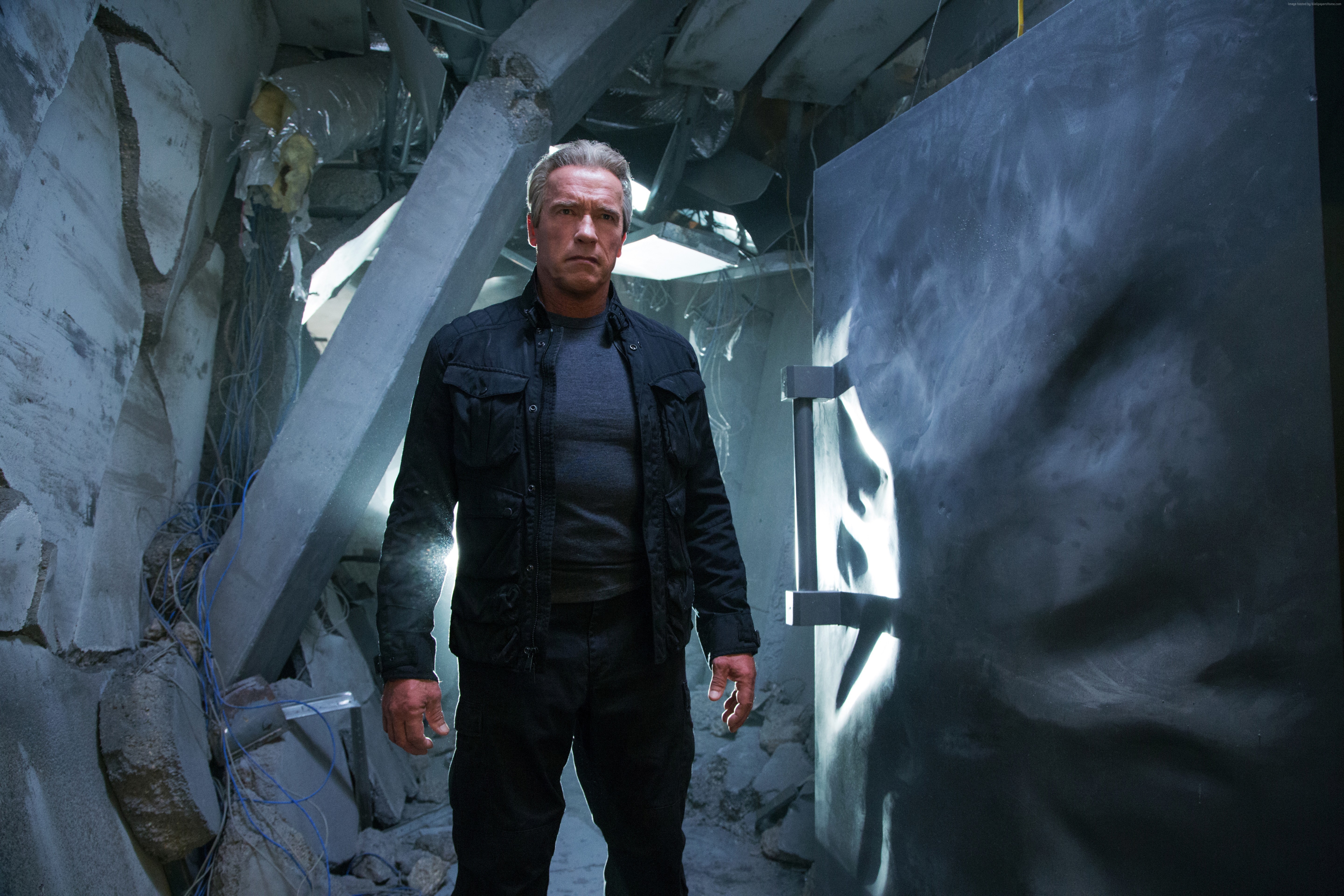 Arnold Schwarzenegger from Terminator Genisys HD Wallpaper