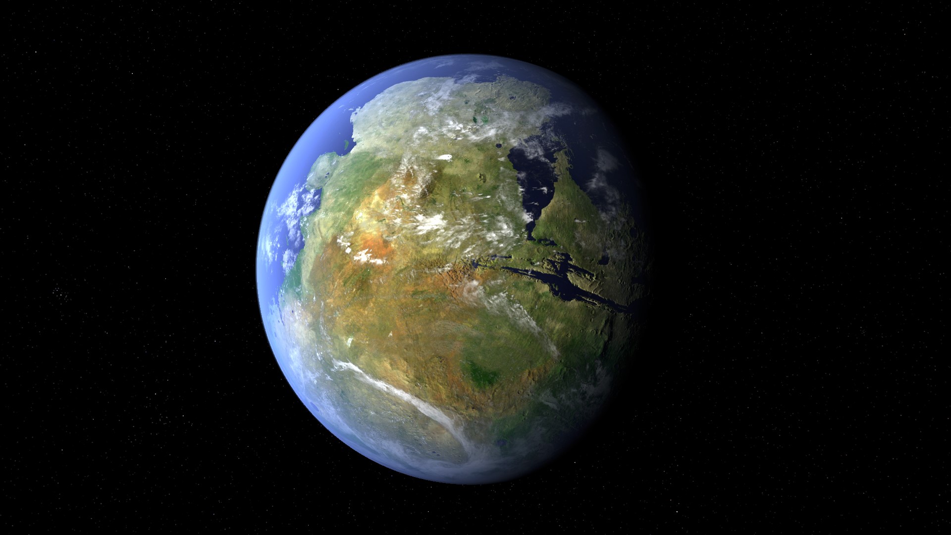Planet Earth from space HD Wallpaper