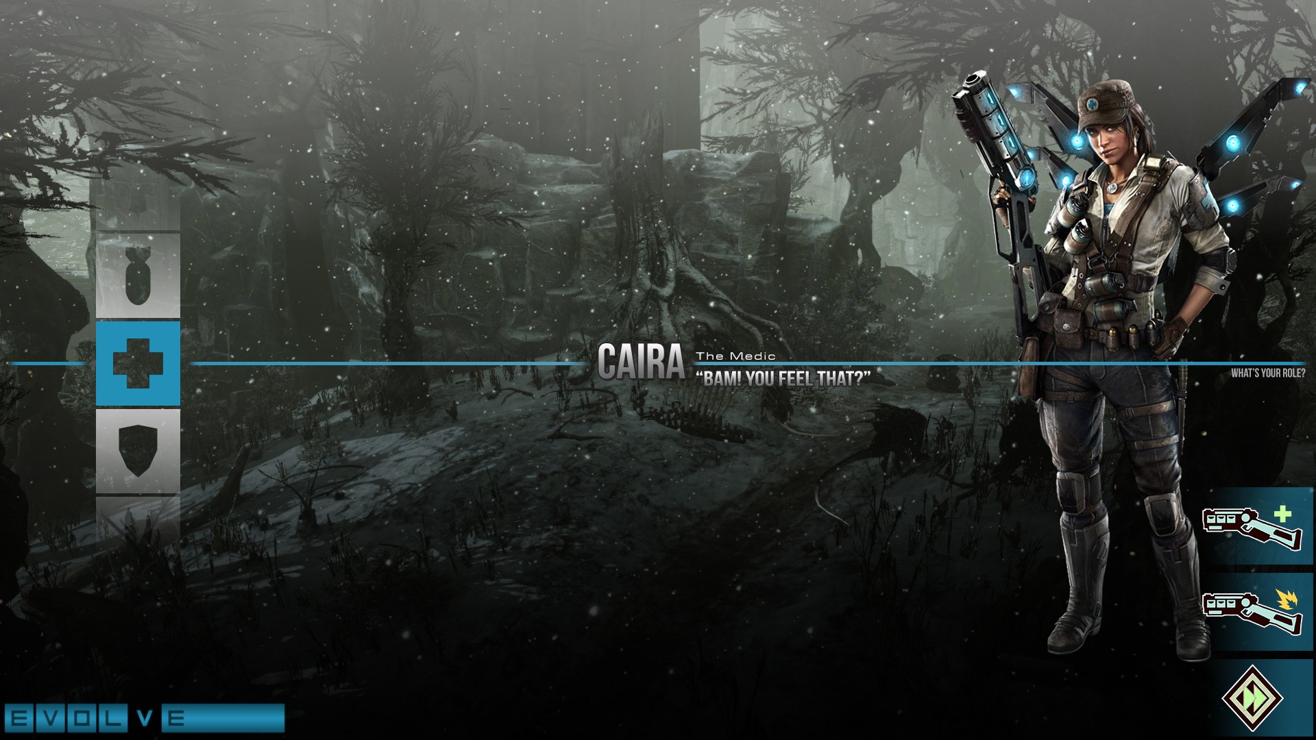 Caira from Evolve HD Wallpaper