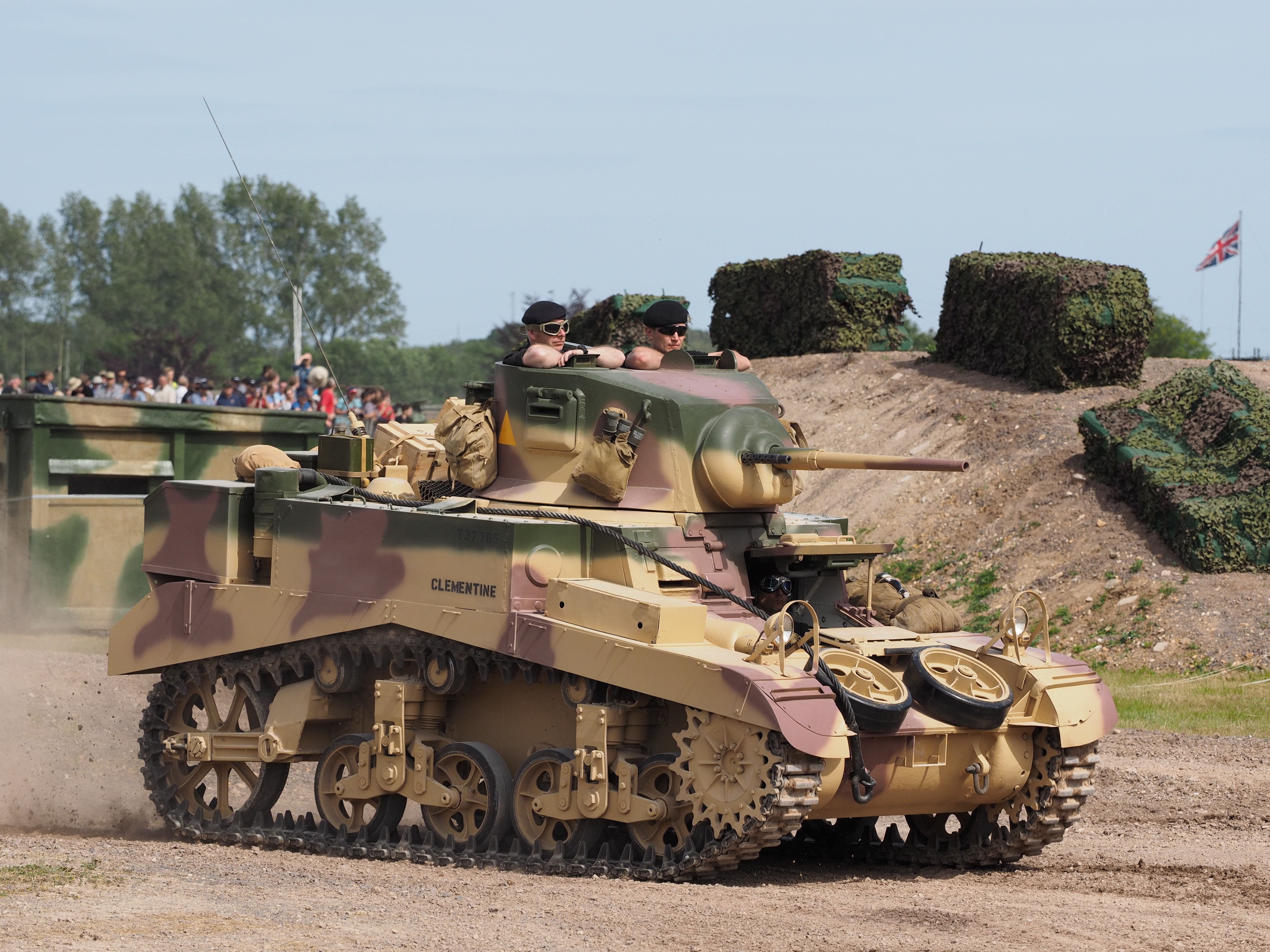 Light Tank M3A1-Stuart IV at Tankfest 2015 HD Wallpaper