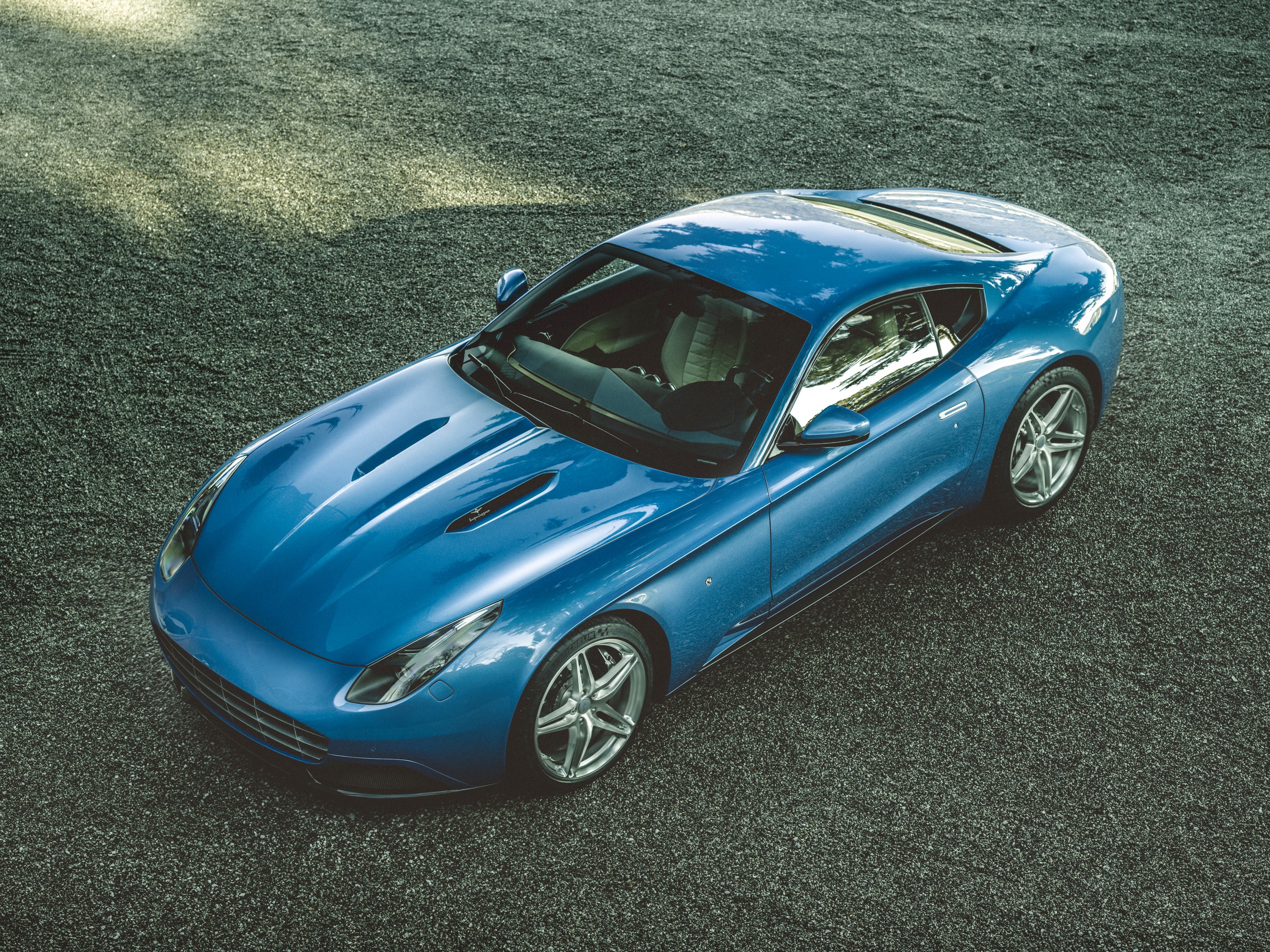 Blue 2015 Carrozzeria Touring Berlinetta Lusso HD Wallpaper