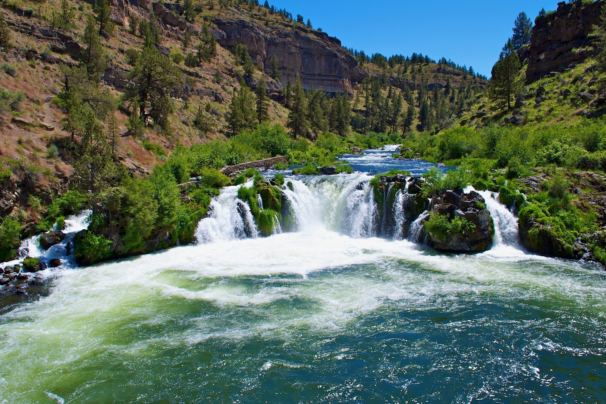 Steelhead Falls, USA HD Wallpaper