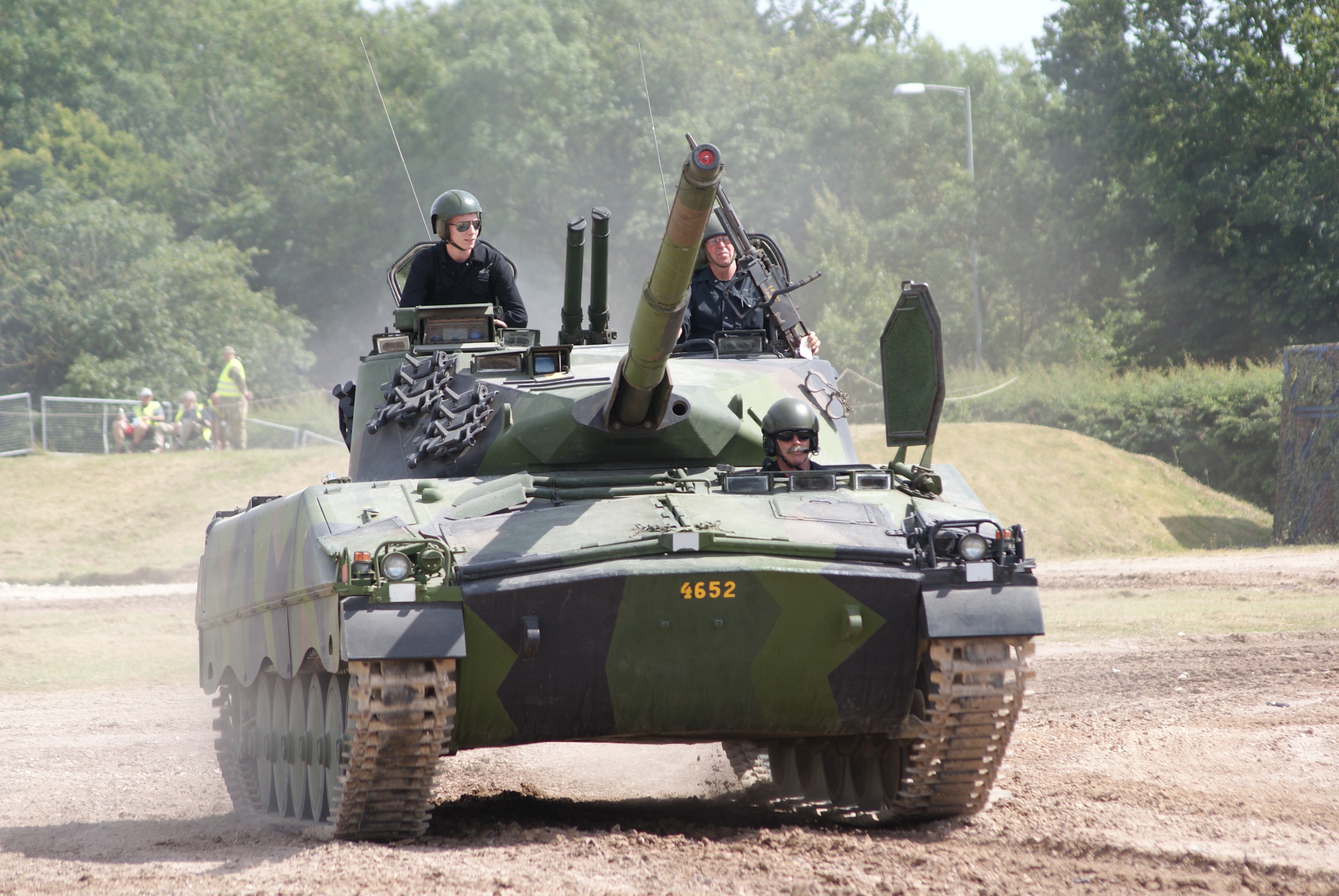 Hagglund Infanterikanonvagn 91 Tank Destroyer at Tankfest 2015 HD Wallpaper