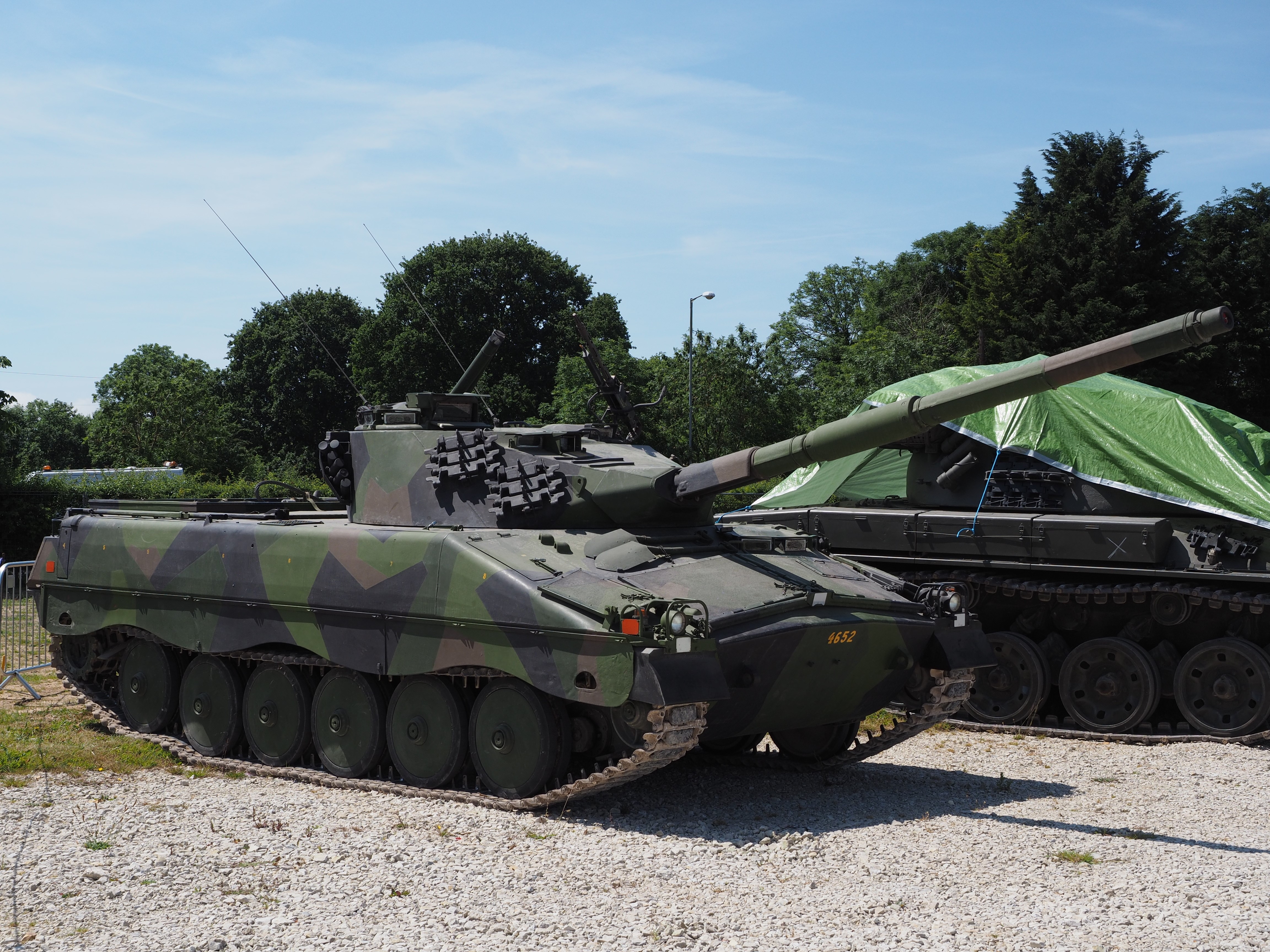 Hagglund Infanterikanonvagn 91 Tank Destroyer at Tankfest 2015 HD Wallpaper