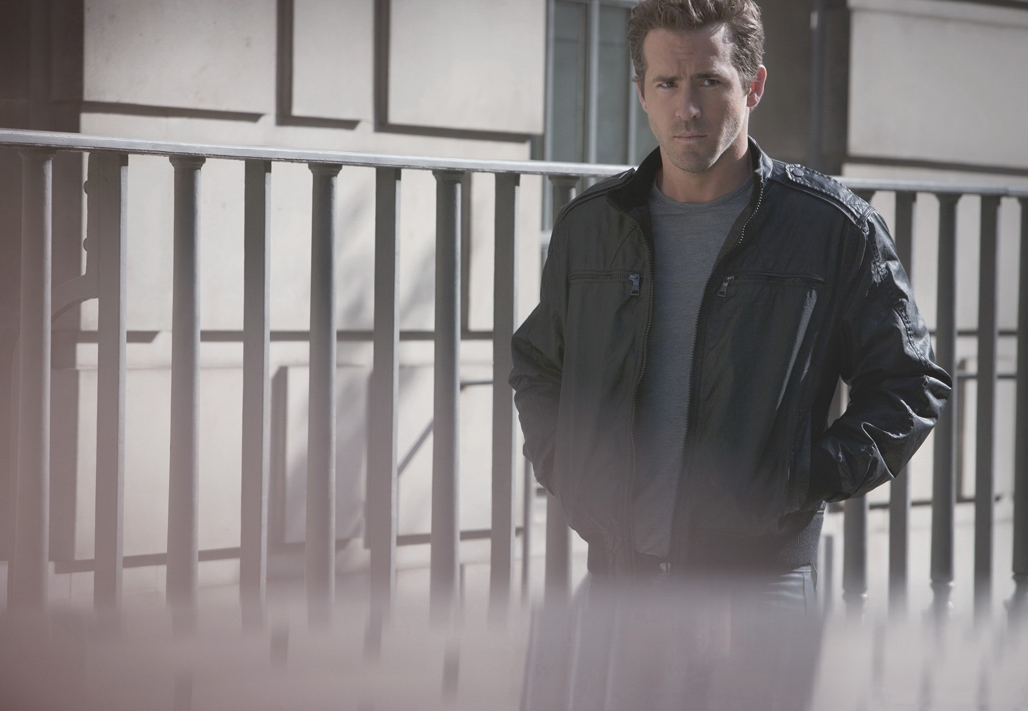 Ryan Reynolds wearing a jacket HD Wallpaper