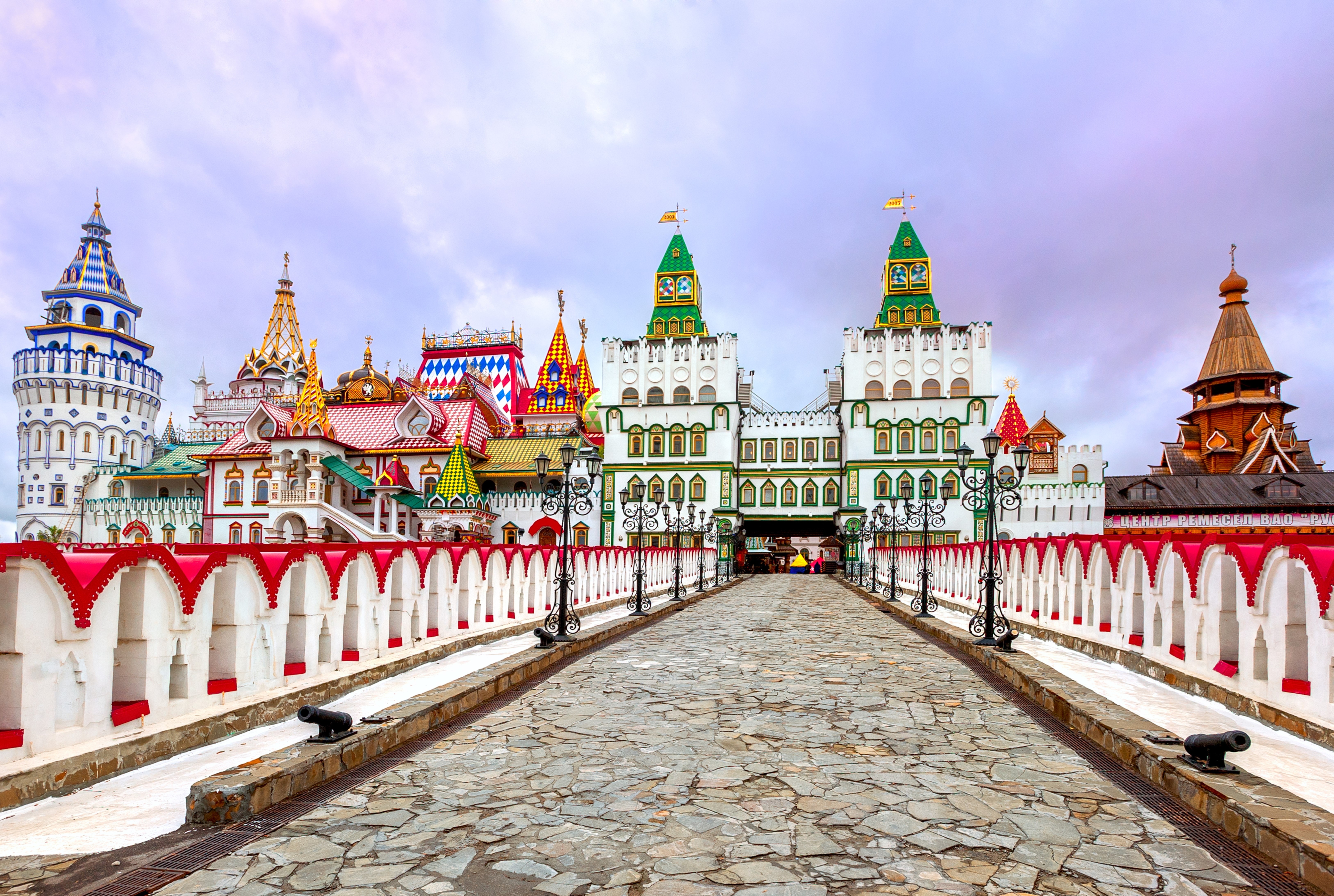 Izmailovo Kremlin, Moscow, Russia HD Wallpaper