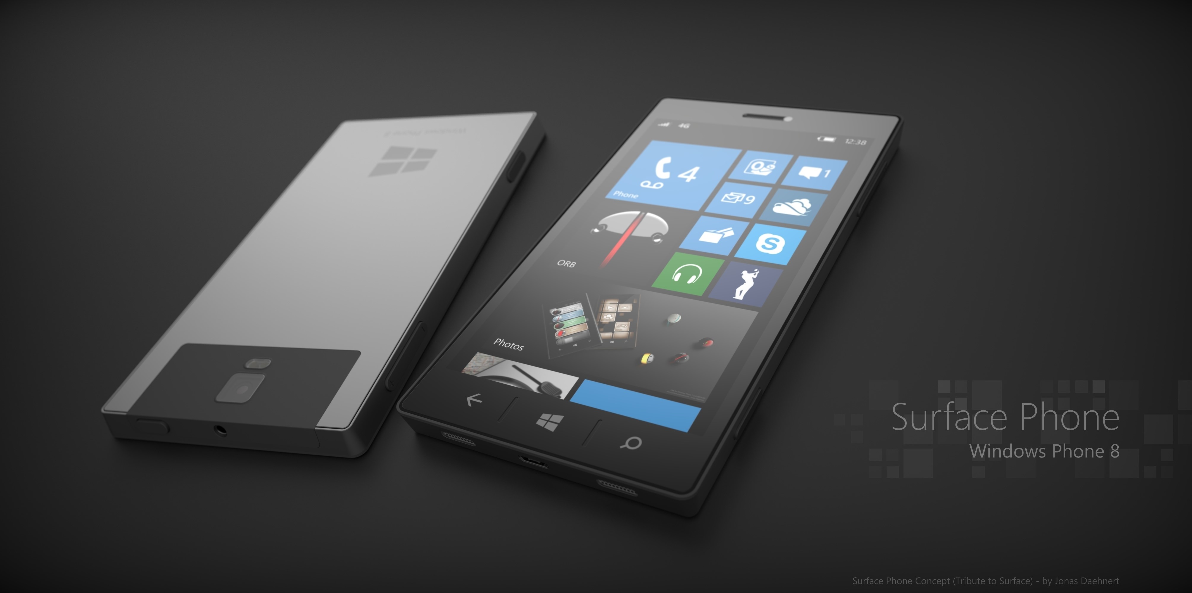 Microsoft Surface Phone Concept Windows Phone 8 HD Wallpaper