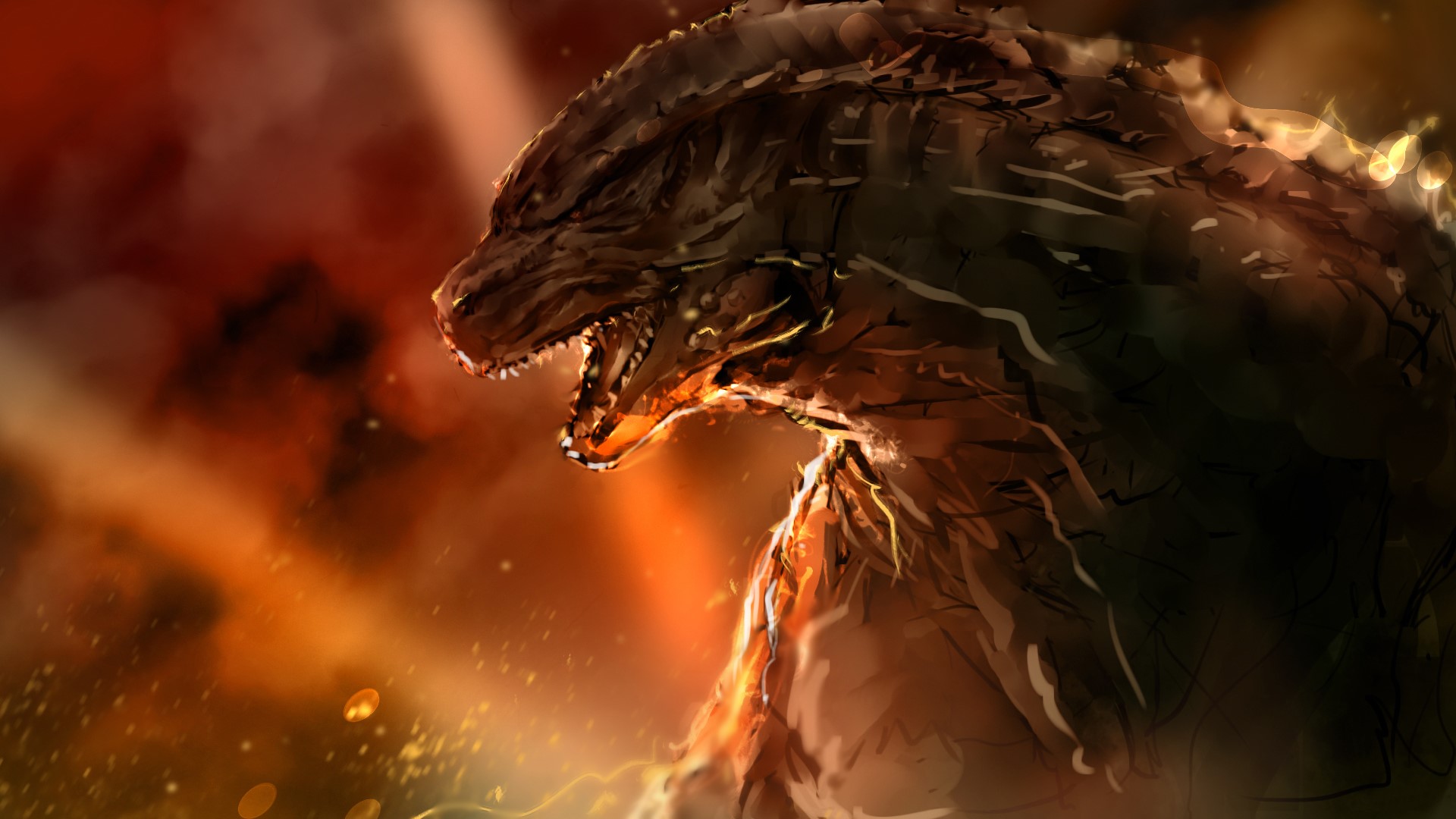 Godzilla from Warner Bros. Pictures HD Wallpaper
