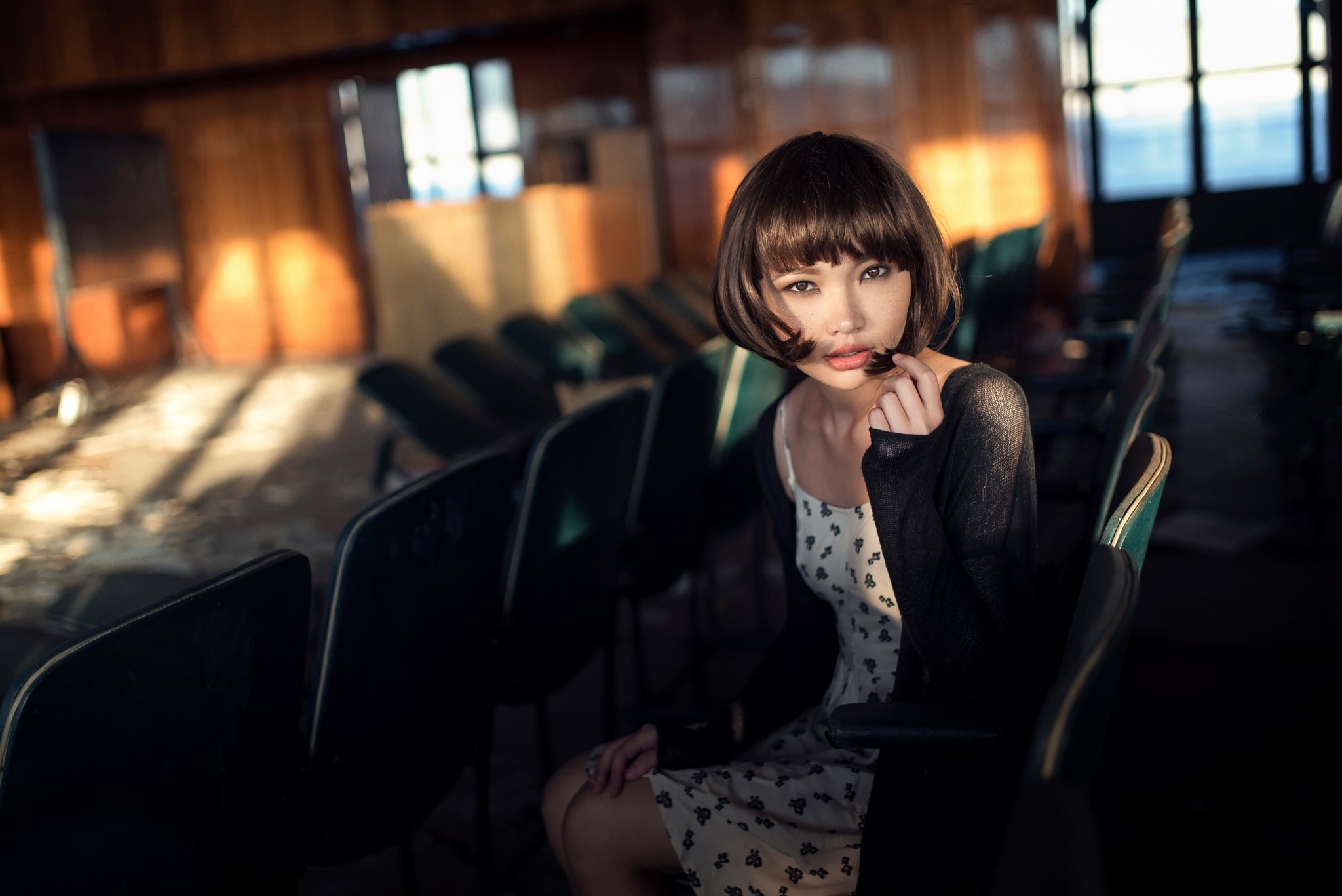 Karina Kim by Maxim Guselnikov HD Wallpaper