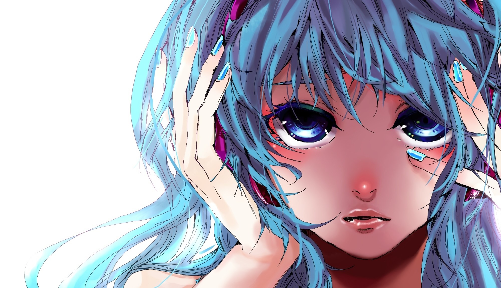 Hatsune Miku from Vocaloid HD Wallpaper