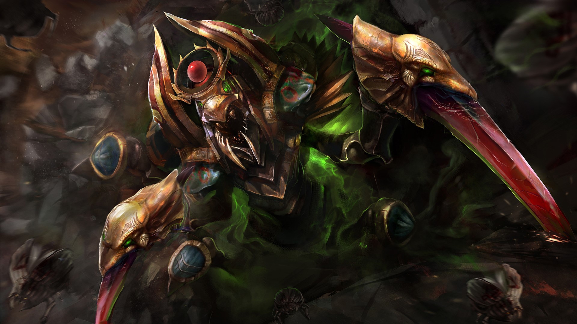 Nyx Assassin from DOTA 2 HD Wallpaper