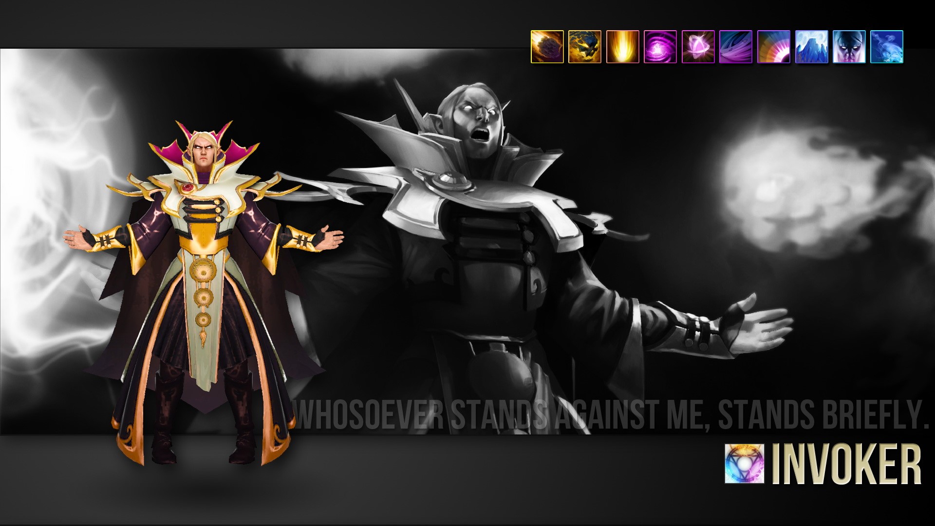 Invoker from DOTA 2 HD Wallpaper