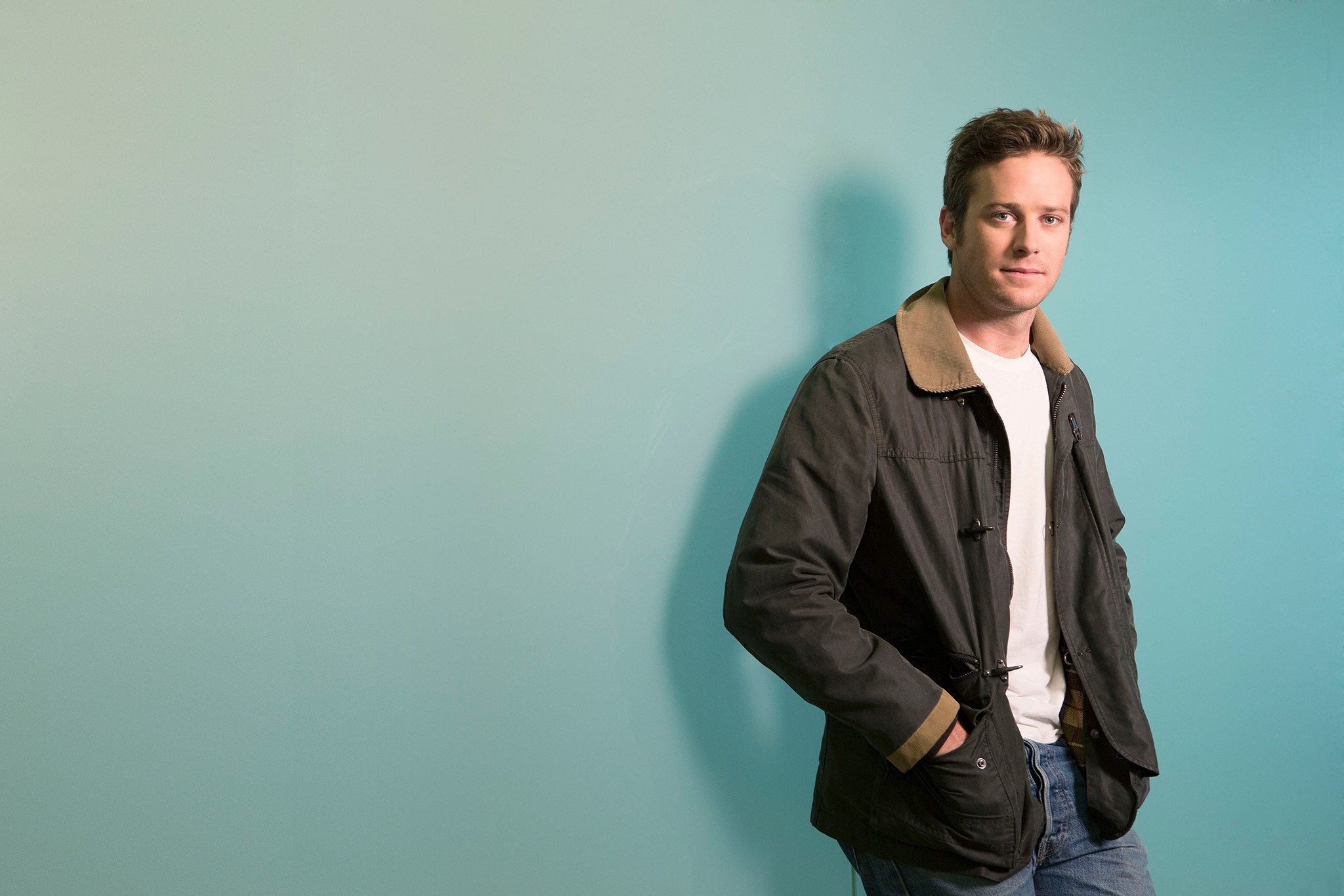 Armie Hammer in Jacket HD Wallpaper