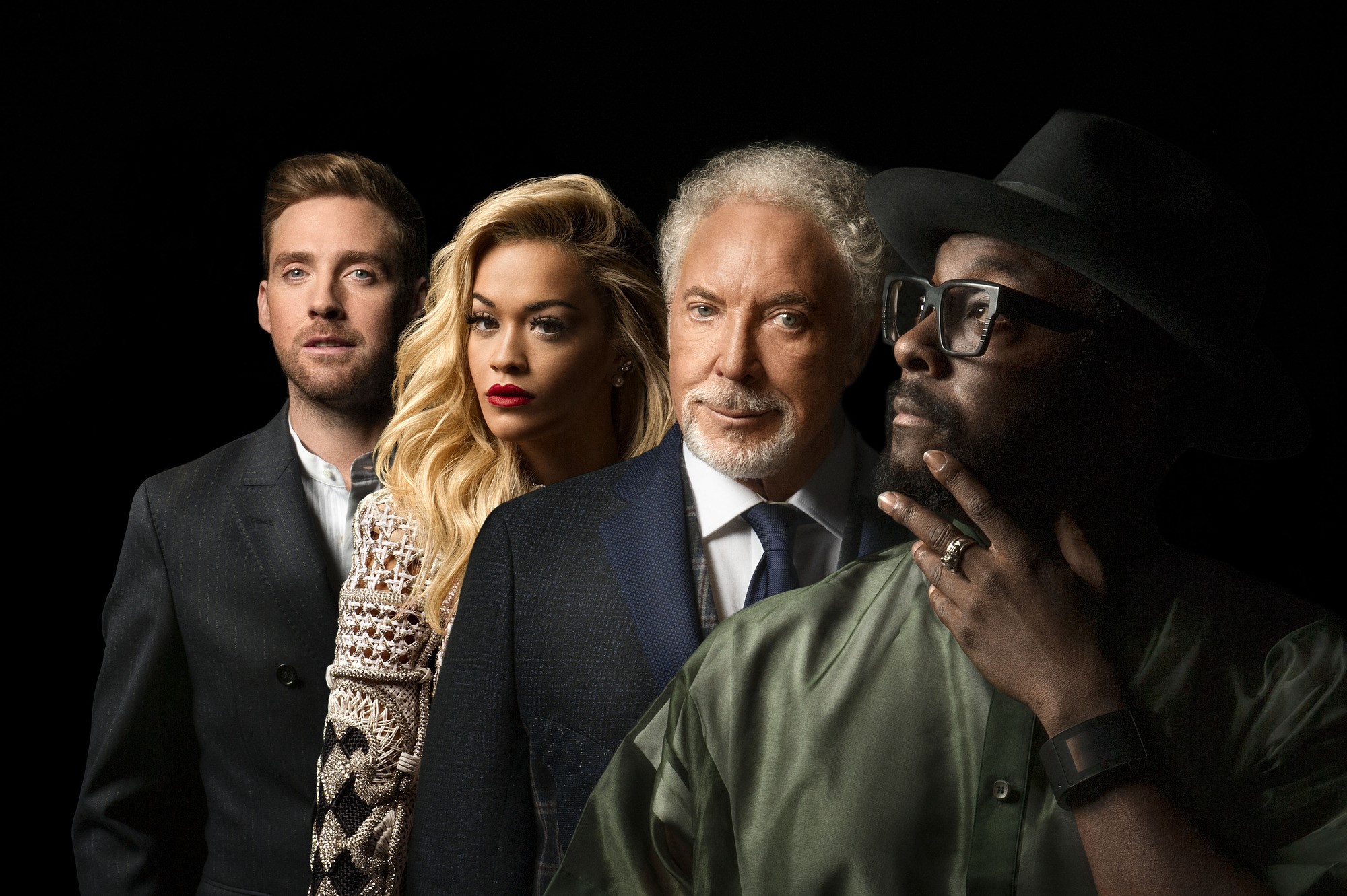 The Voice UK 2015: Will.i.am, Tom Jones, Ricky Wilson, Rita Ora HD Wallpaper