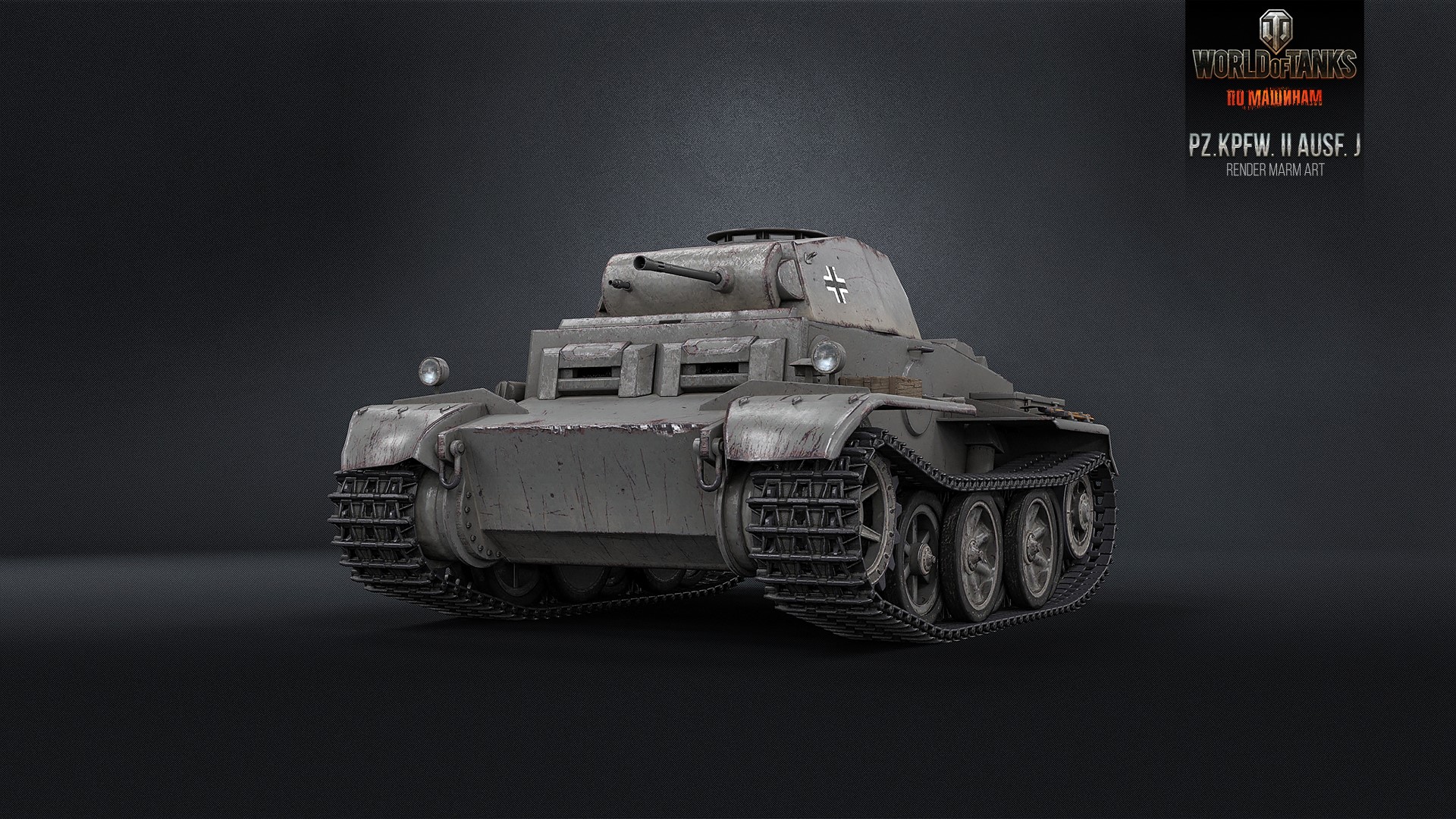 Pz.Kpfw. II Ausf. J tank from World of Tanks HD Wallpaper