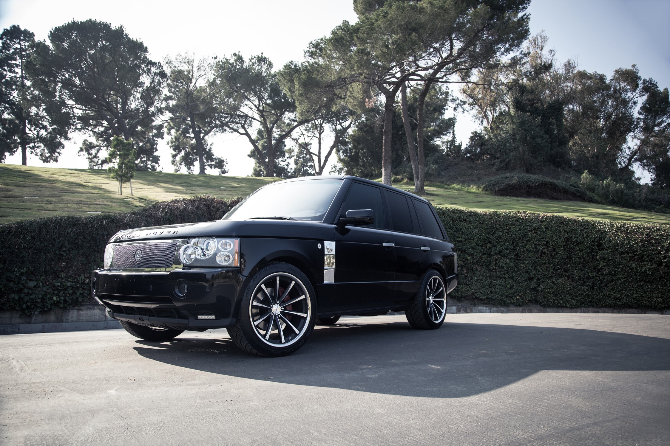 Black Range Rover Supercharged Vossen HD Wallpaper