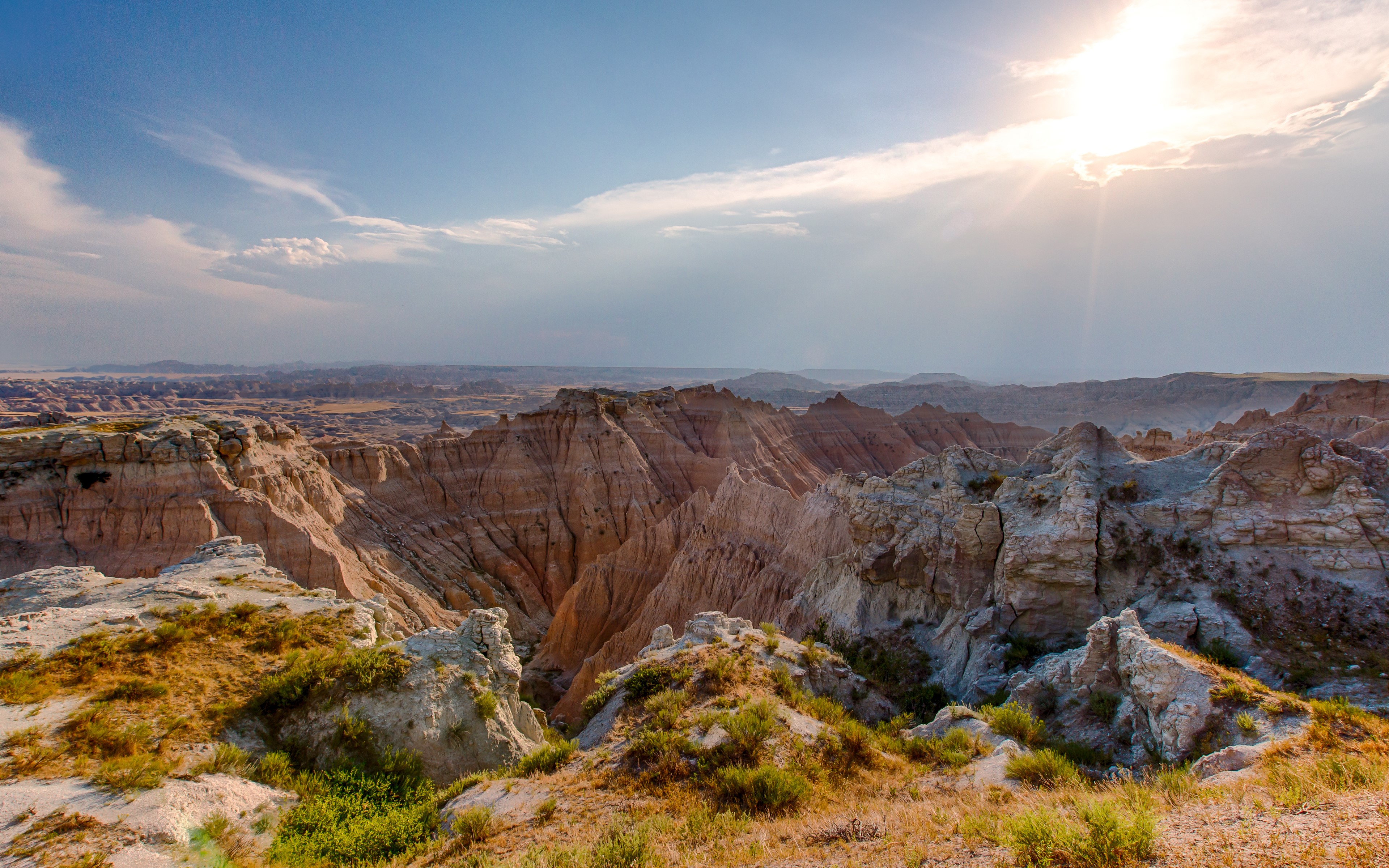 South Dakota Badlands National Park USA HD Wallpaper