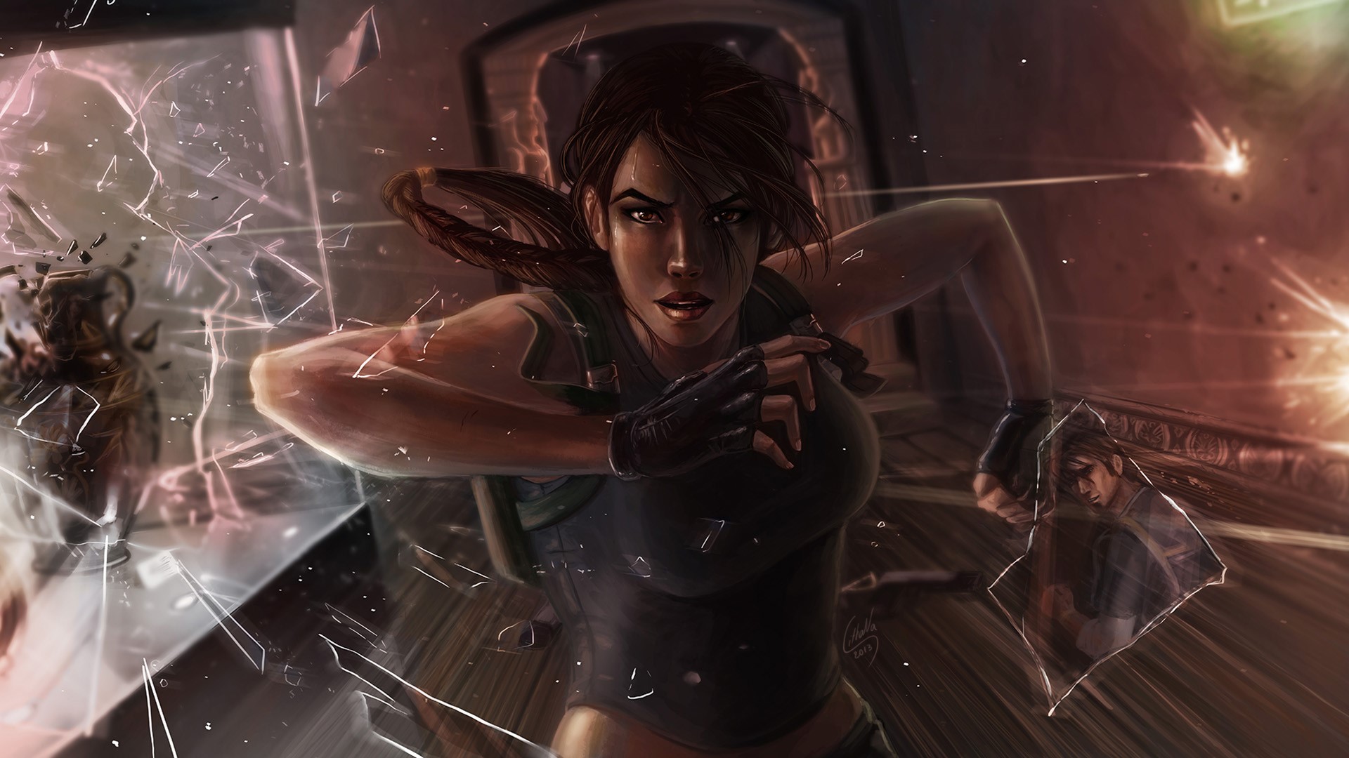 Lara Croft from Tomb Raider 2013 HD Wallpaper