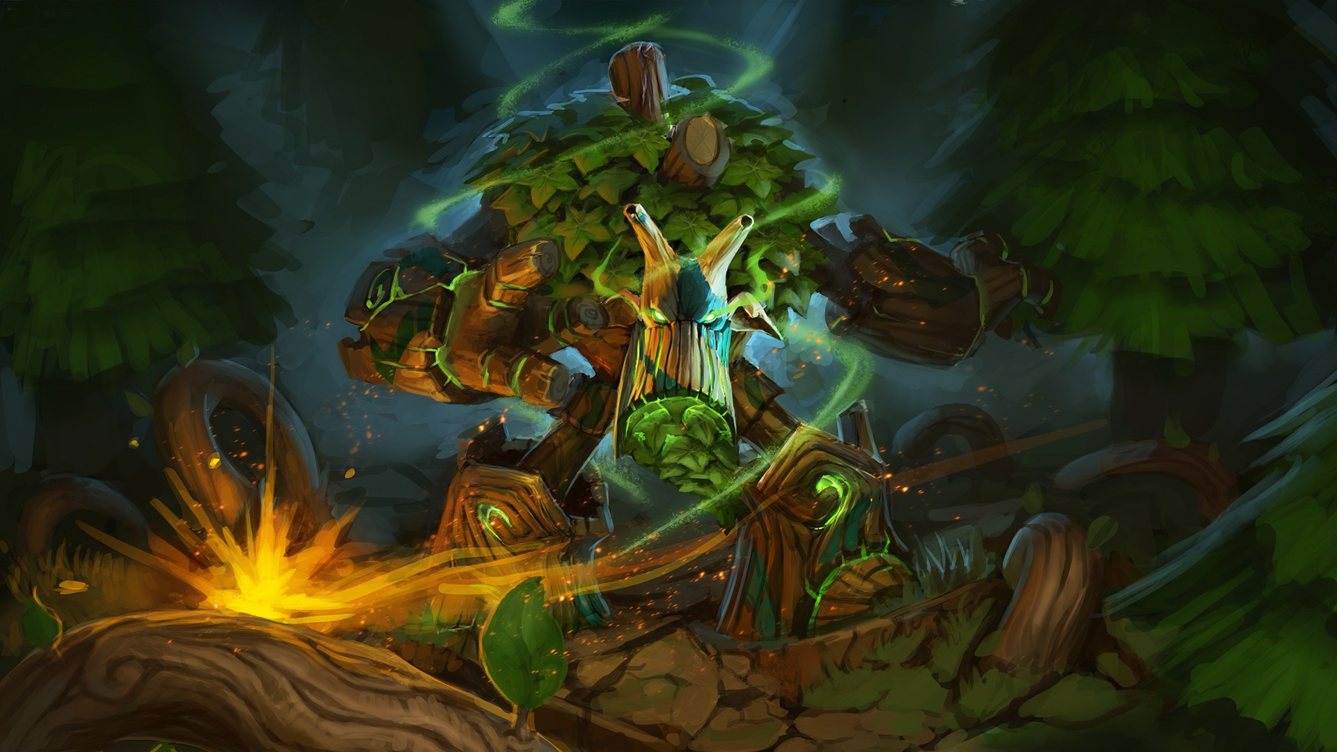 Treant Protector from DOTA 2 HD Wallpaper