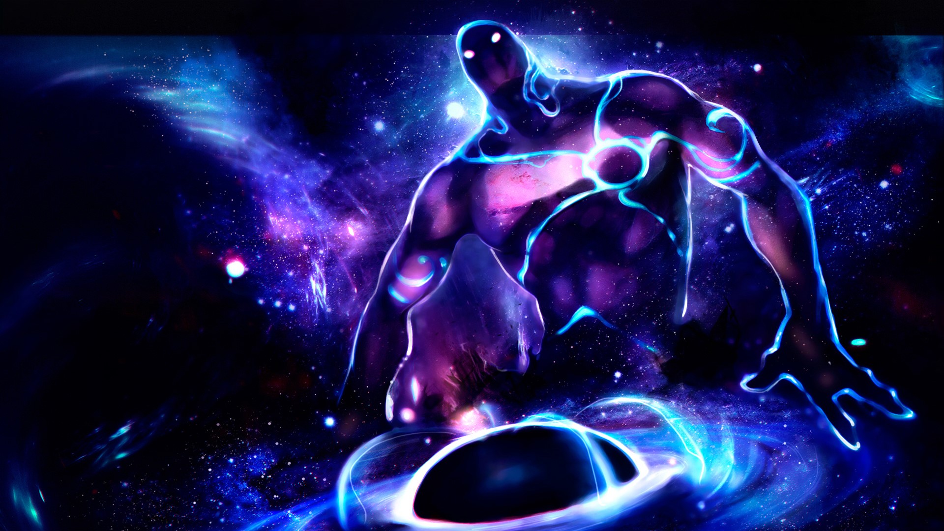 Enigma from DOTA 2 in space HD Wallpaper