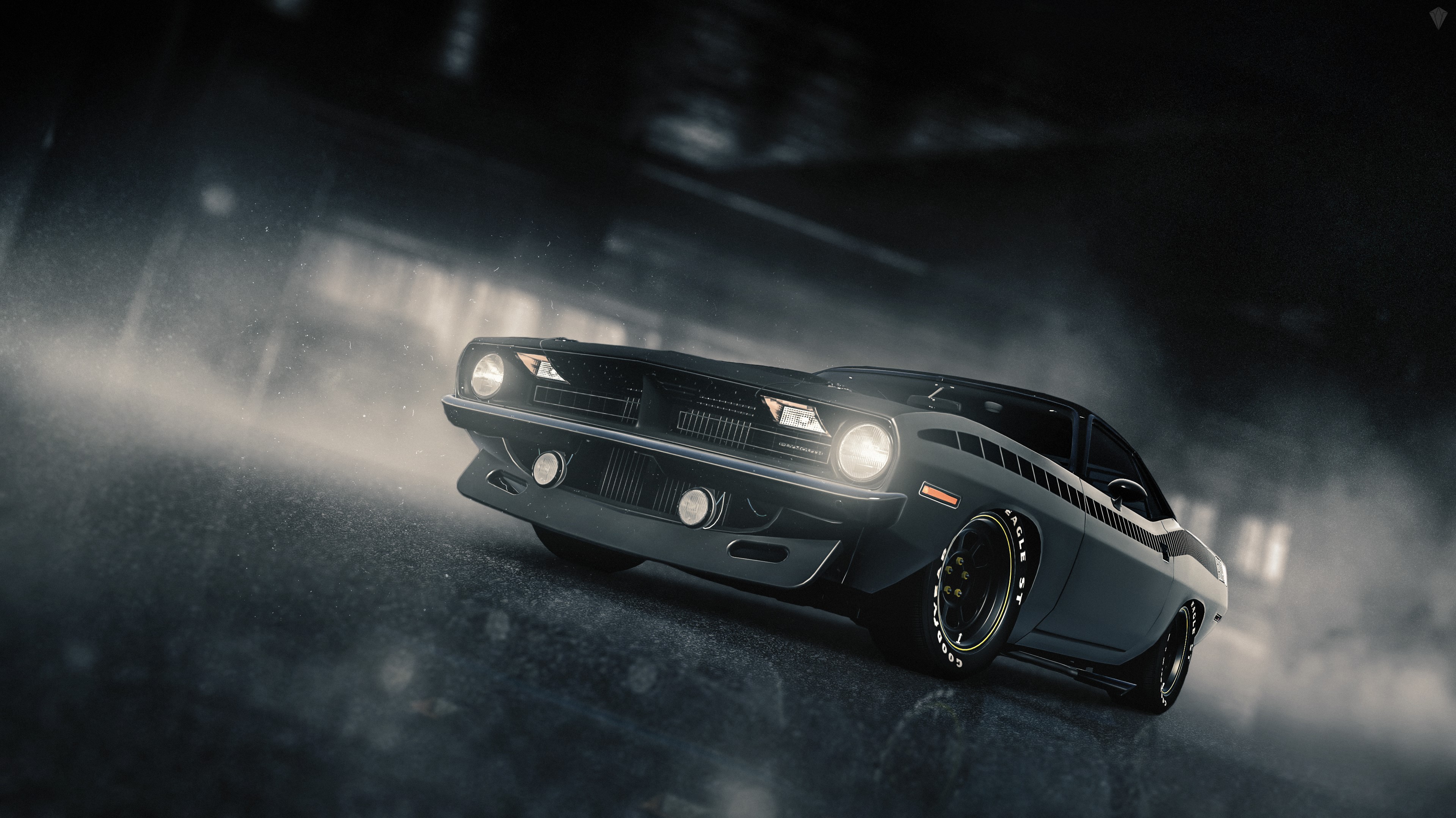 4K Plymouth Barracuda Gran Turismo 6 HD Wallpaper