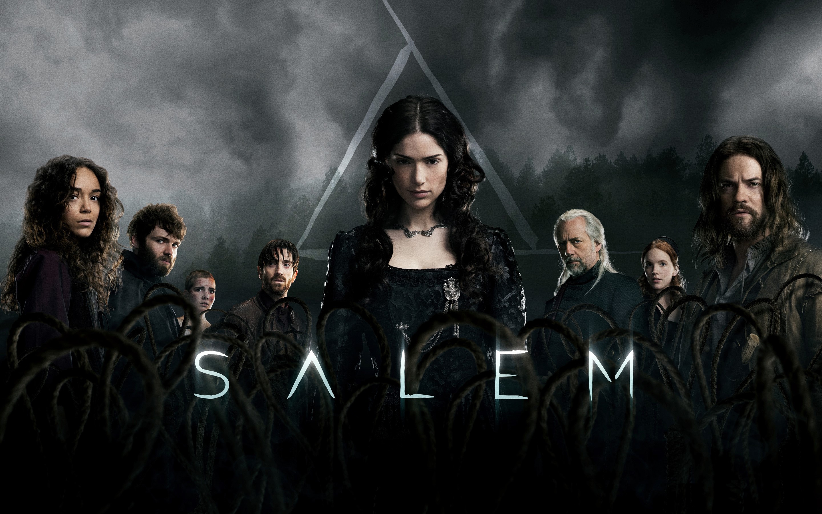 Salem TV Series Poster with Cast HD Wallpaper