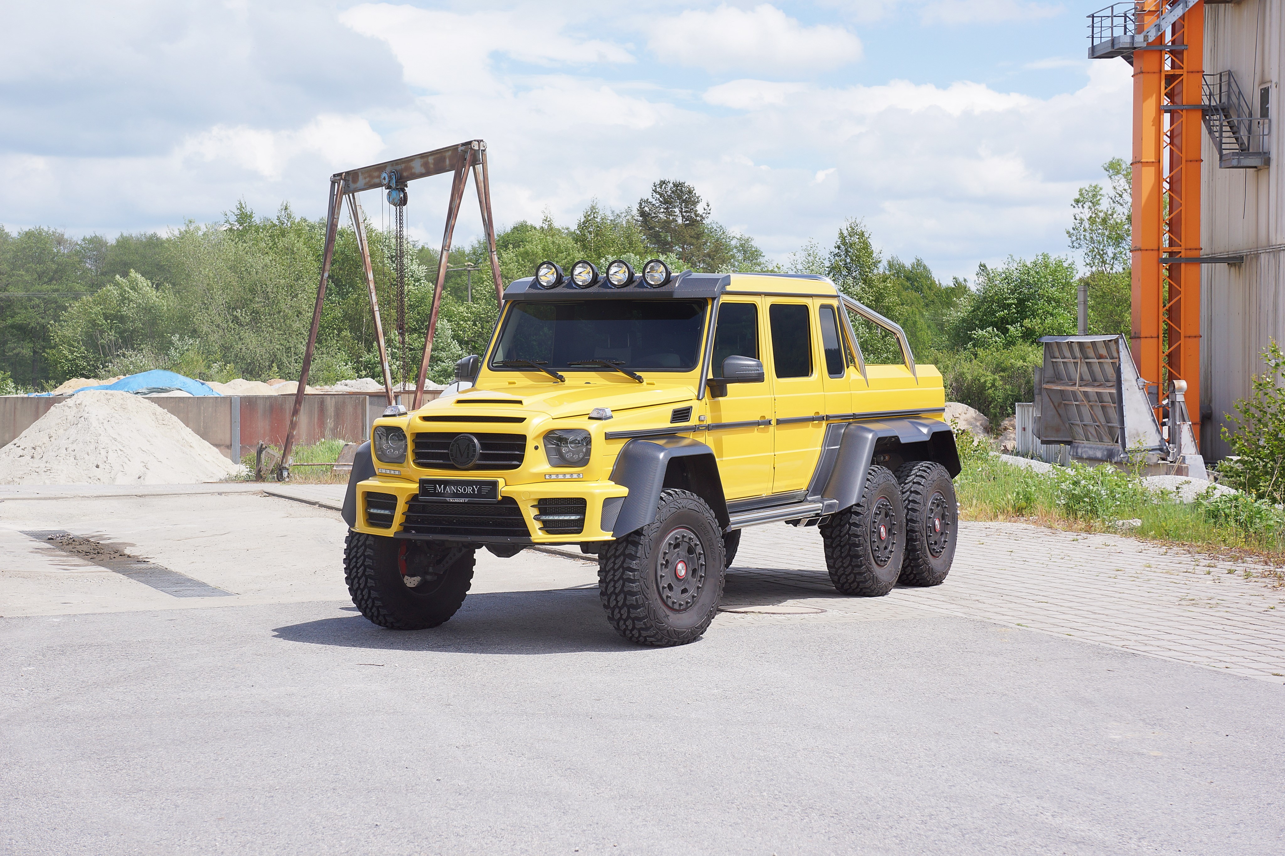 4K 2015 Mansory G 63 AMG 6x6 W463 Mercedes-Benz HD Wallpaper