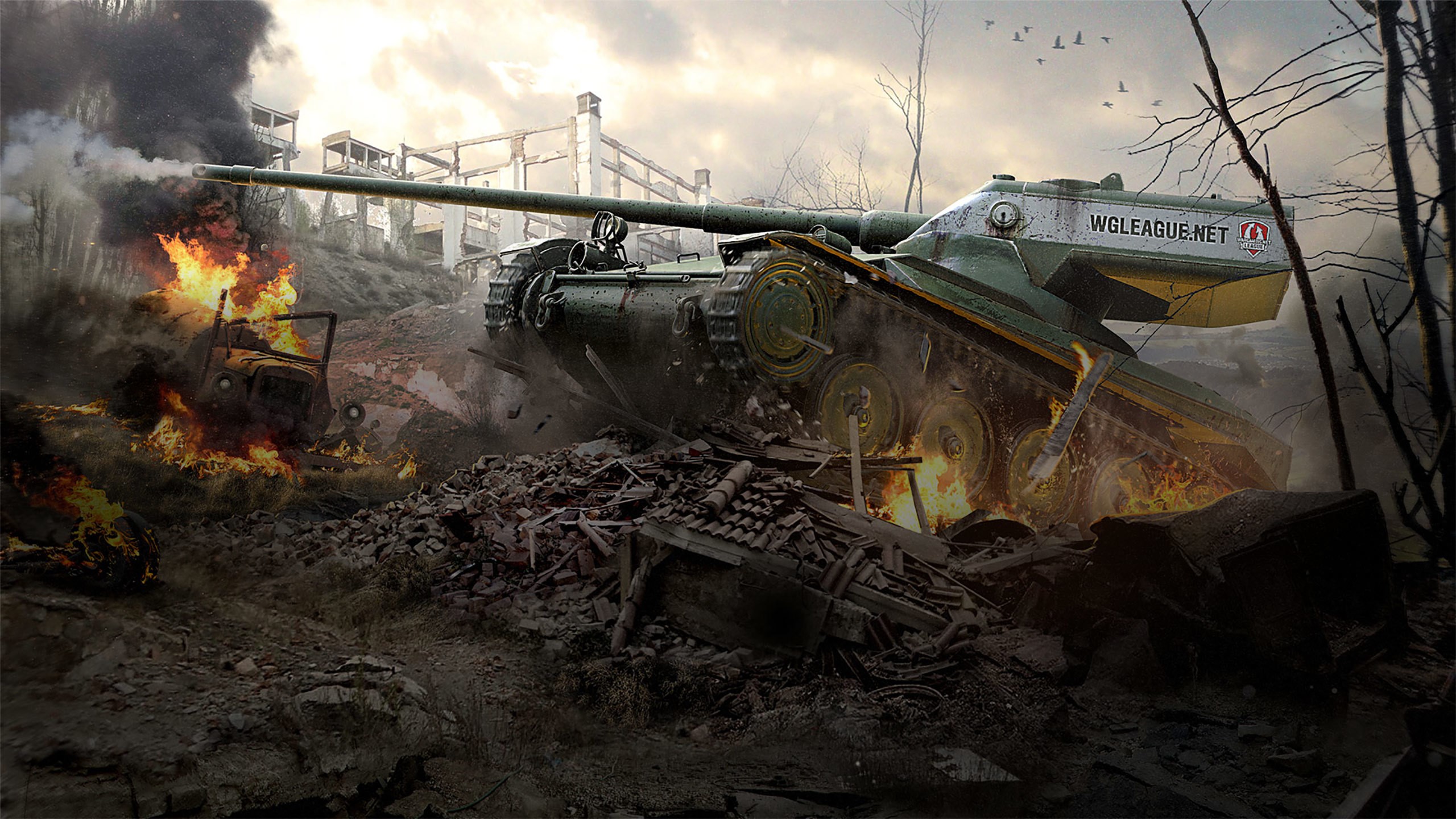World of Tanks AMX 13 57 GF WGLeague HD Wallpaper