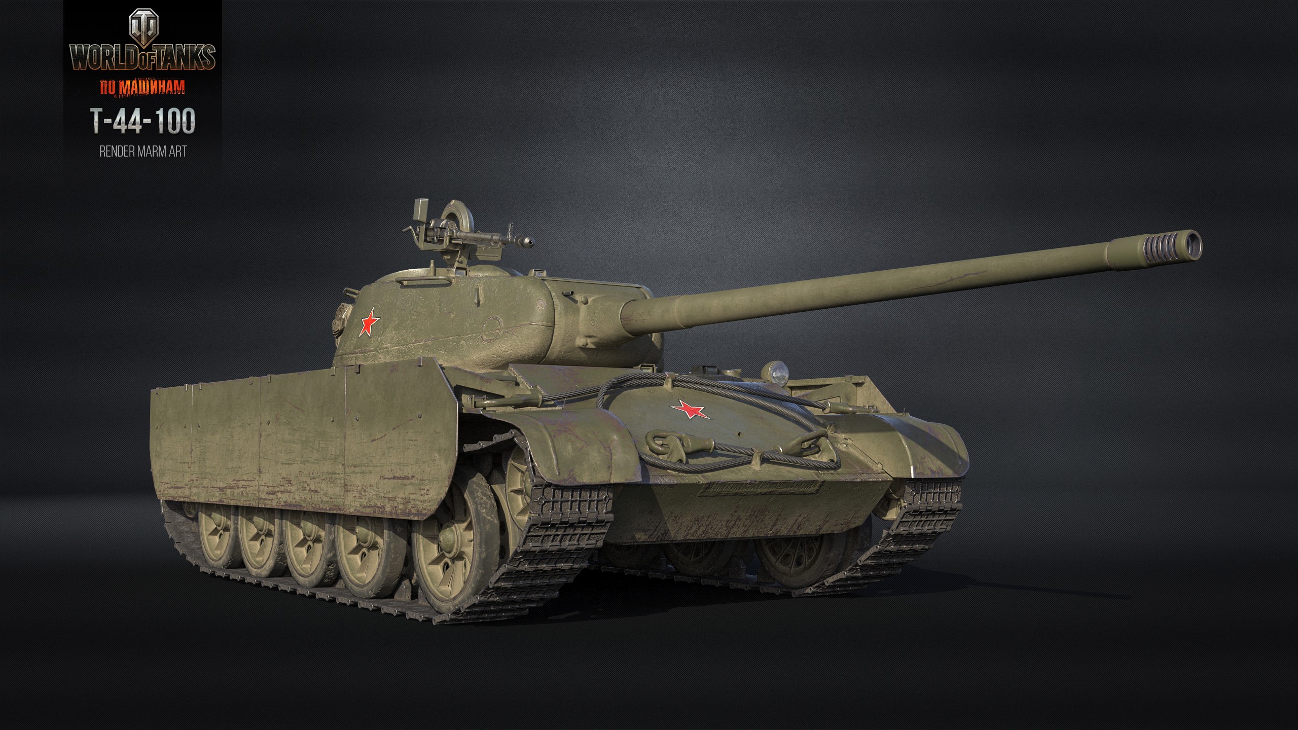 World of Tanks T-44-100 Tank HD Wallpaper