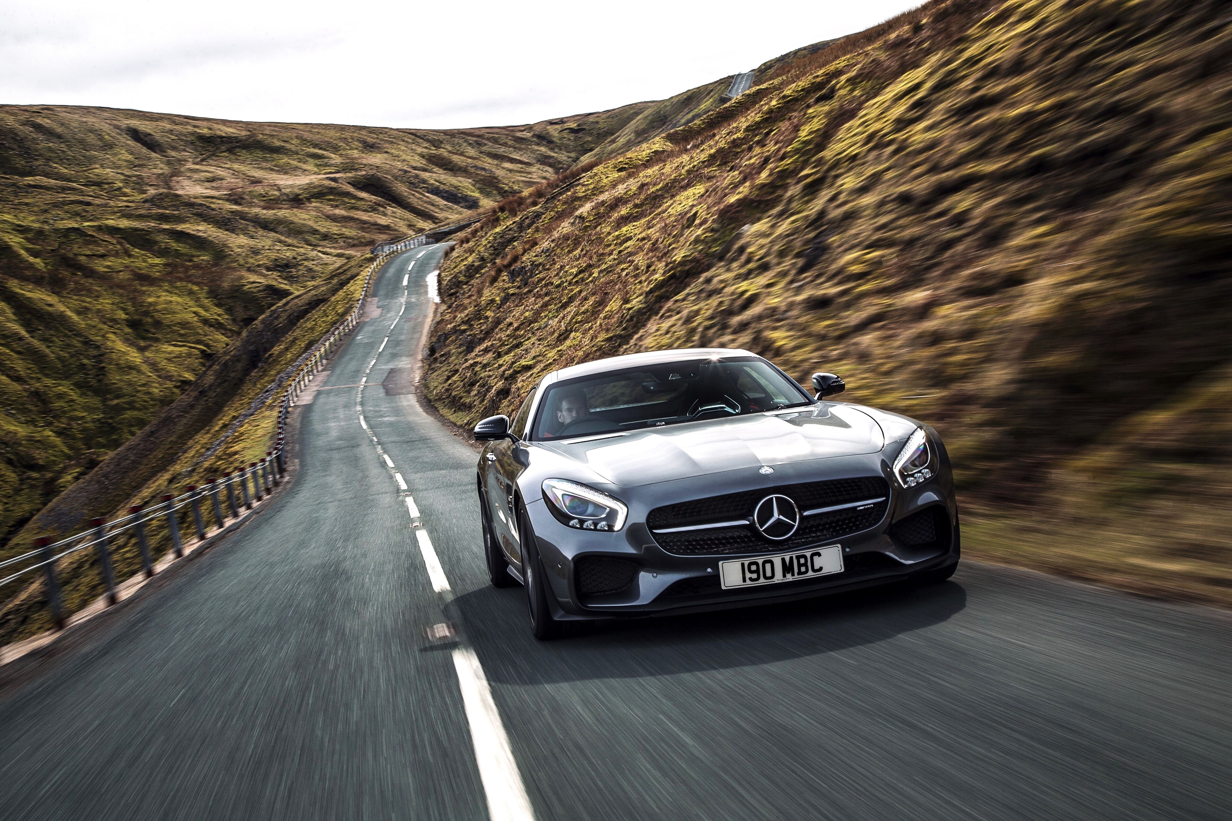2015 Mercedes-Benz AMG GT S Edition 1 on a Road HD Wallpaper
