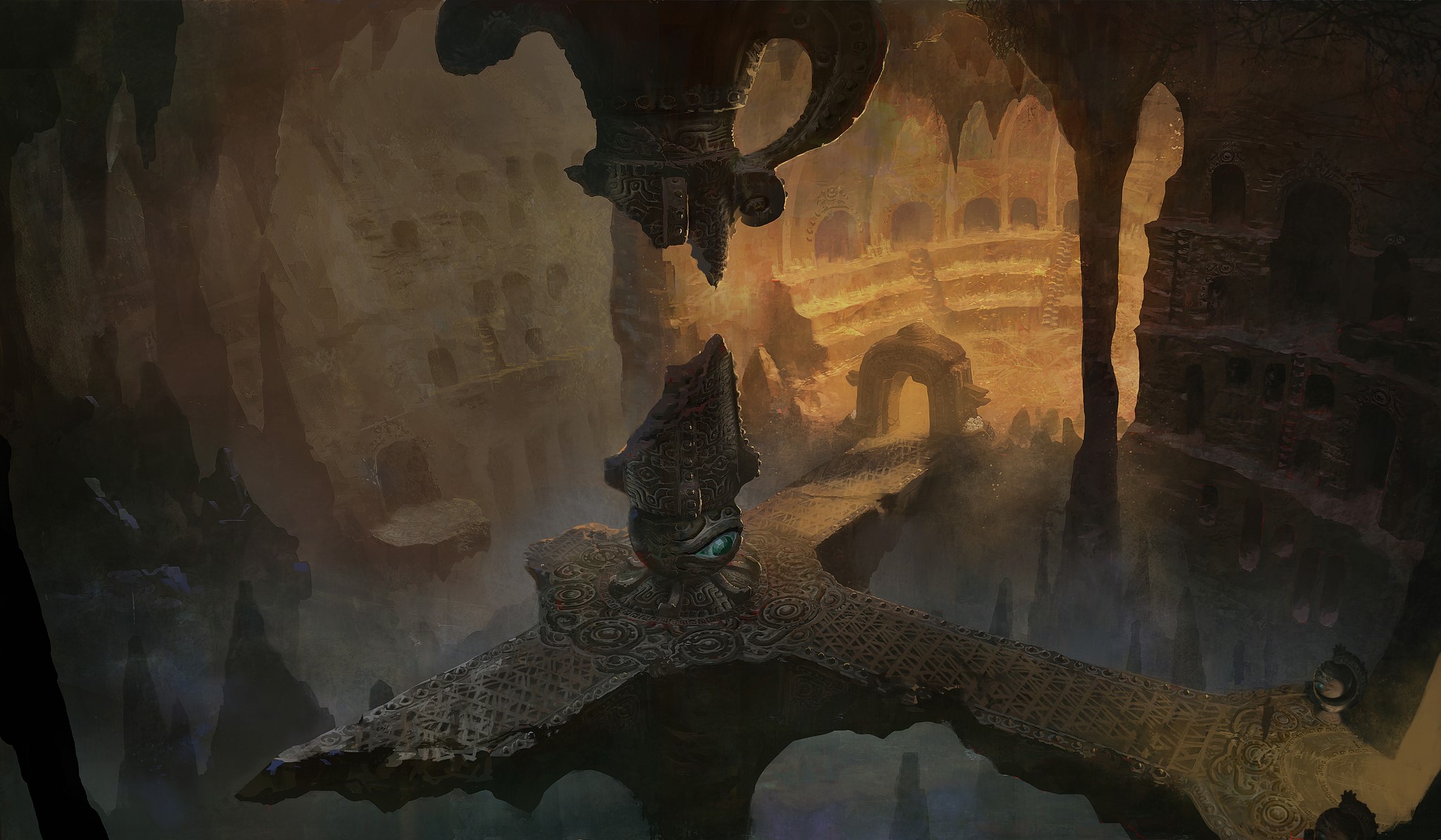 Age of Conan: Hyborian Adventures Temple Cave HD Wallpaper
