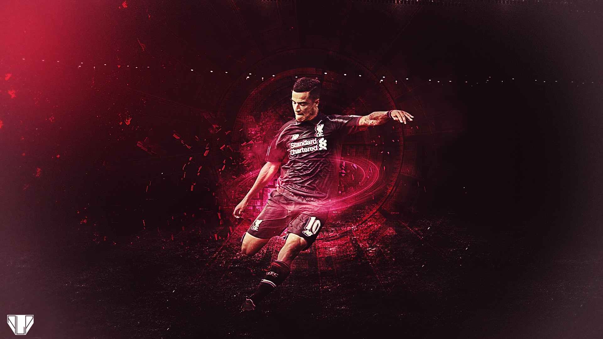 Philippe Coutinho from Liverpool HD Wallpaper