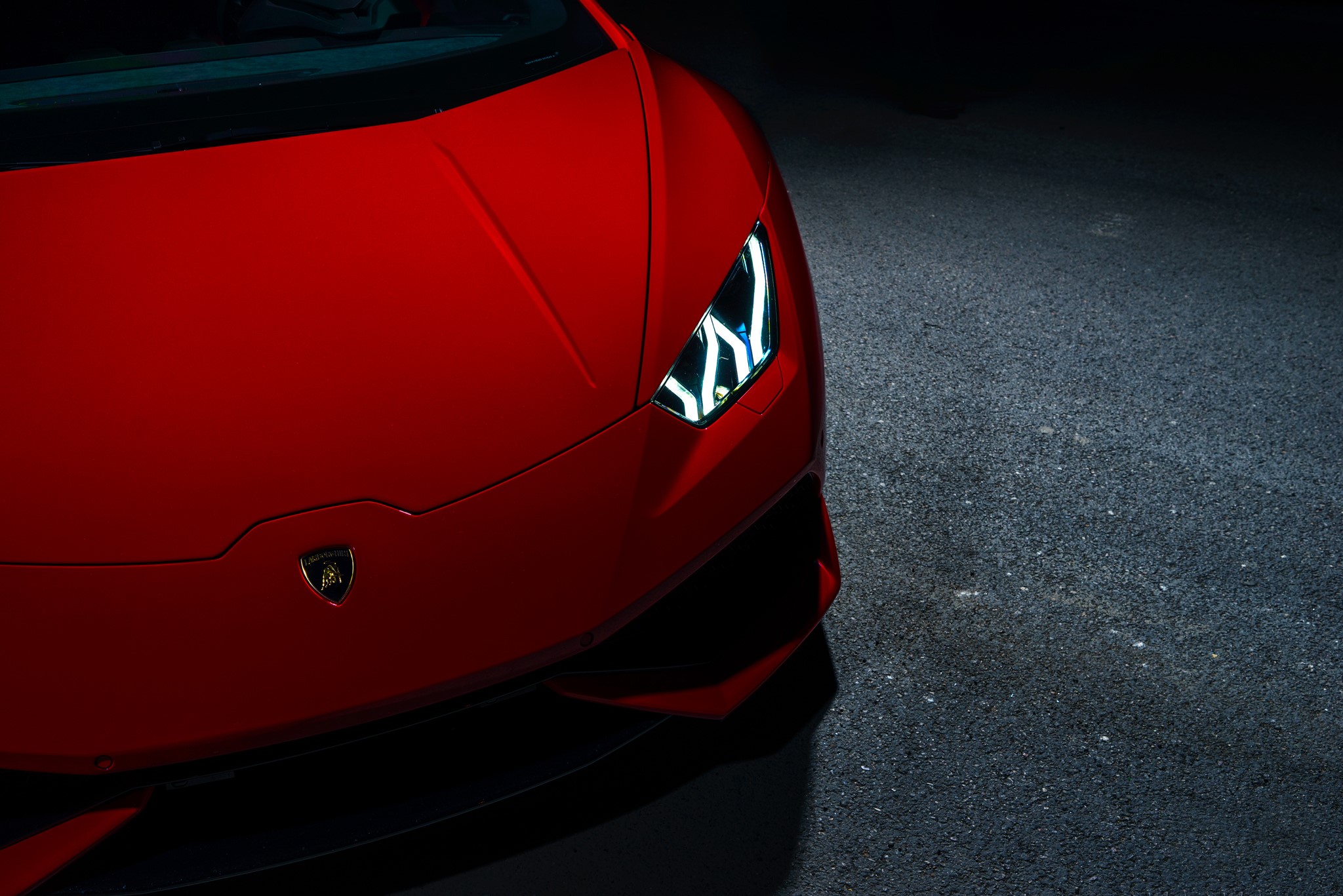 Red Lamborghini Huracan LP640-4 Exotic Supercar HD Wallpaper