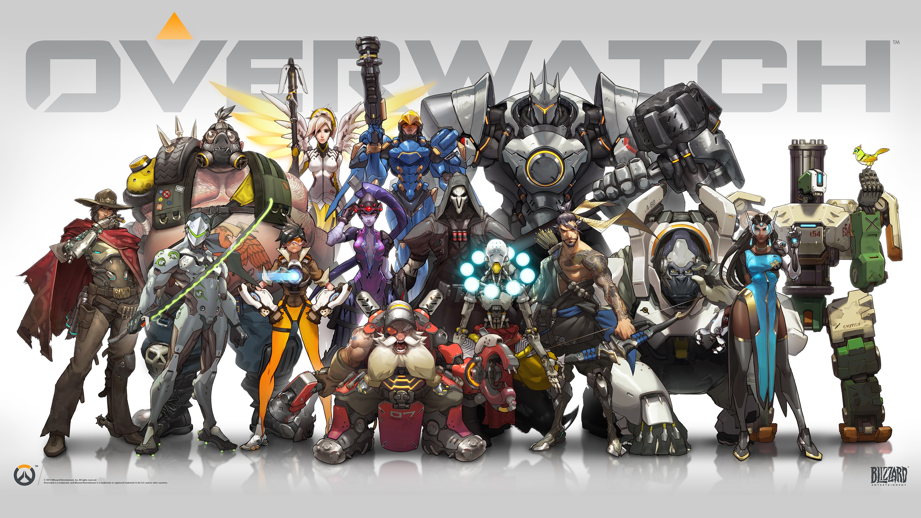 Overwatch characters lineup HD Wallpaper