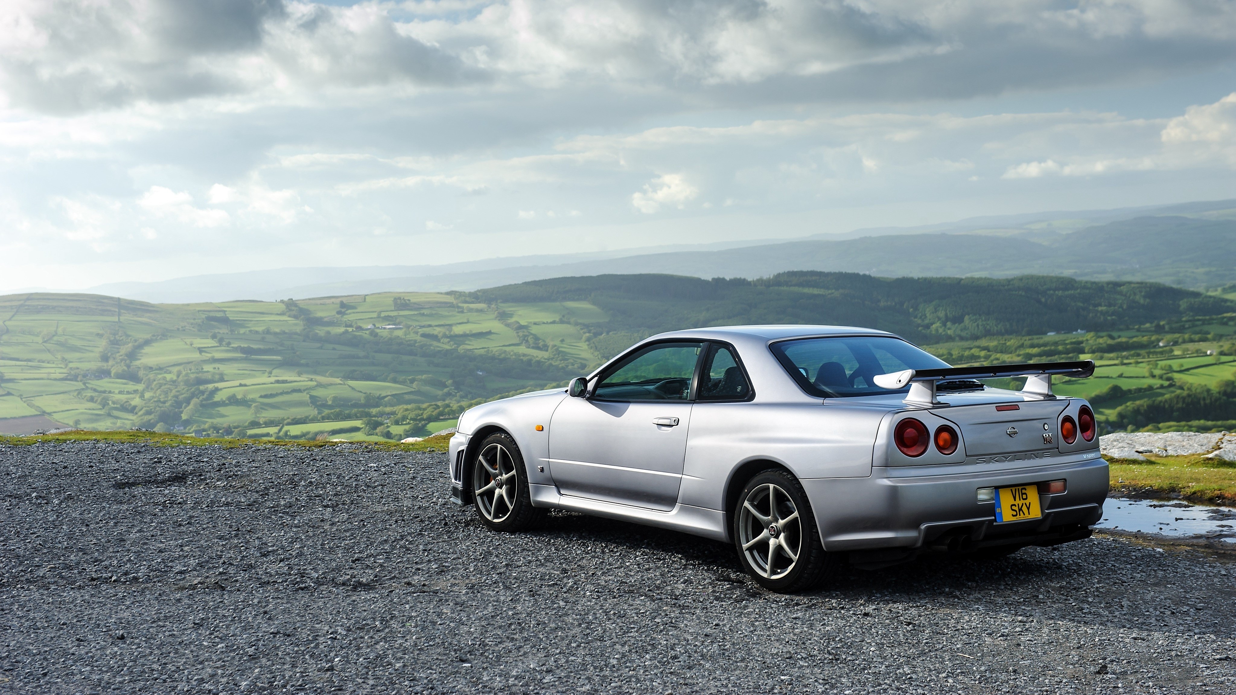 1999 Nissan Skyline GT-R V-spec BNR34 HD Wallpaper