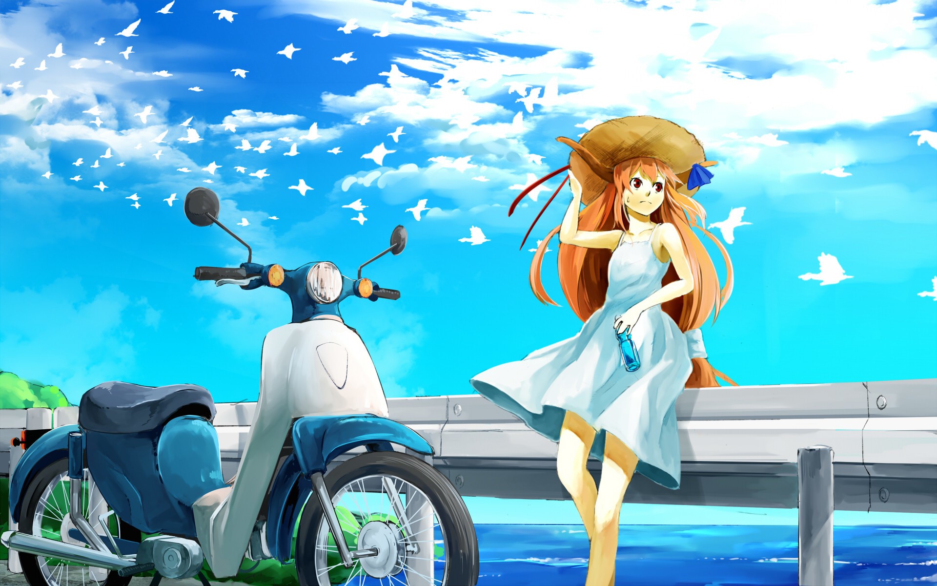Nishiuri Ibuki Suika from Touhou Collection HD Wallpaper