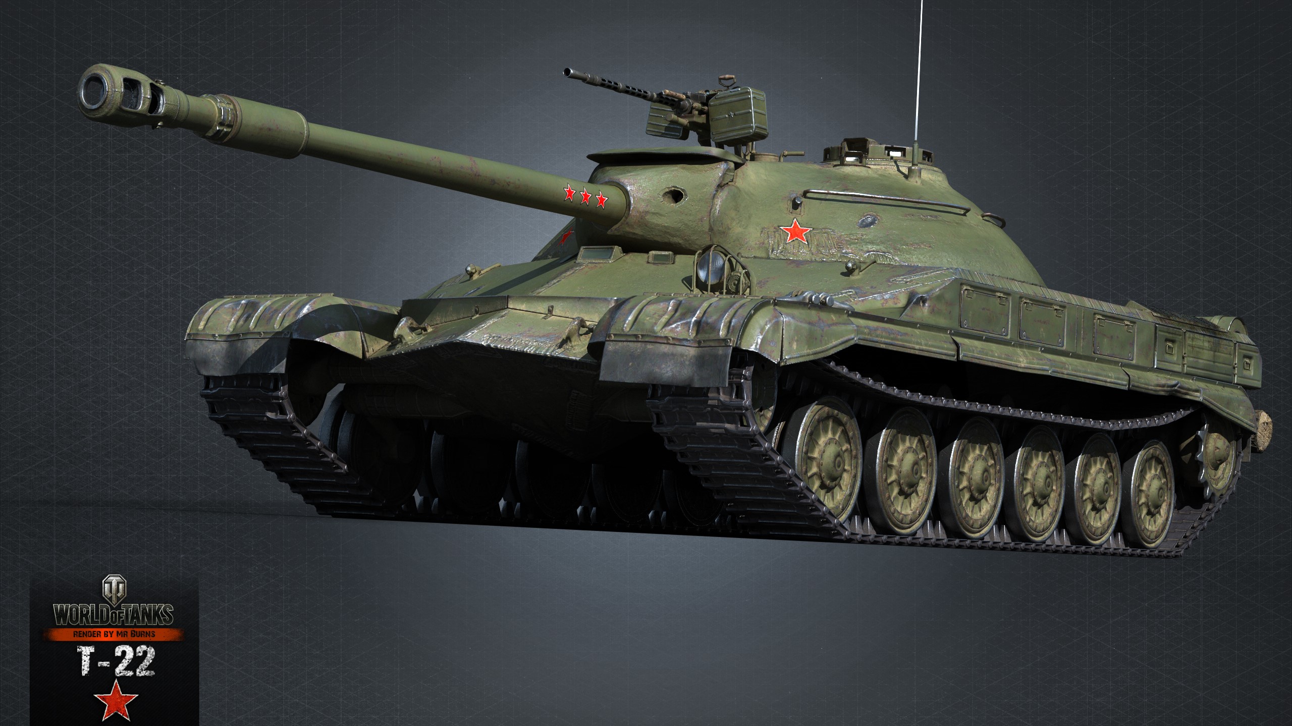 T-22 Tank from World of Tanks HD Wallpaper
