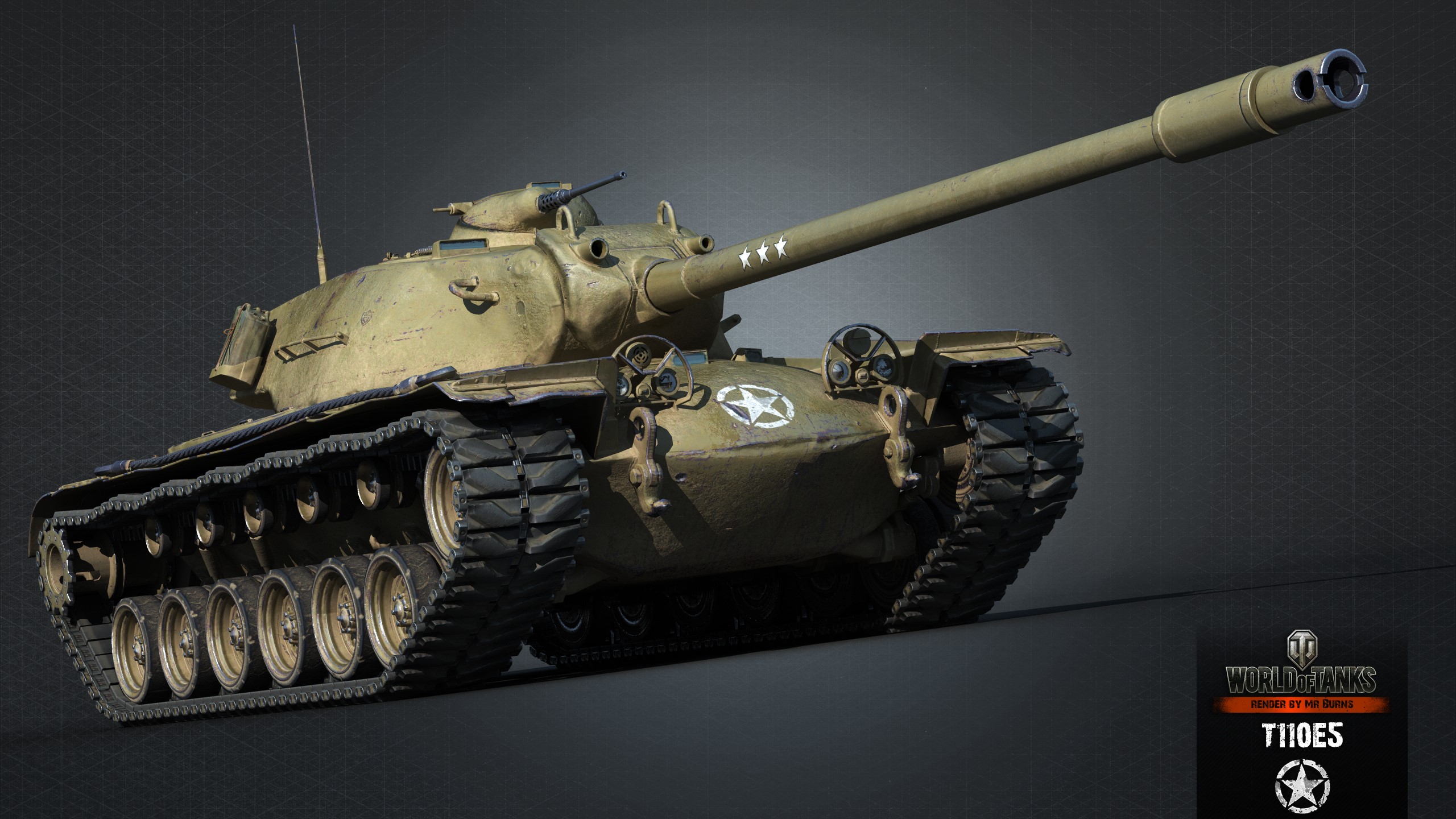 T110E5 Tank from World of Tanks HD Wallpaper