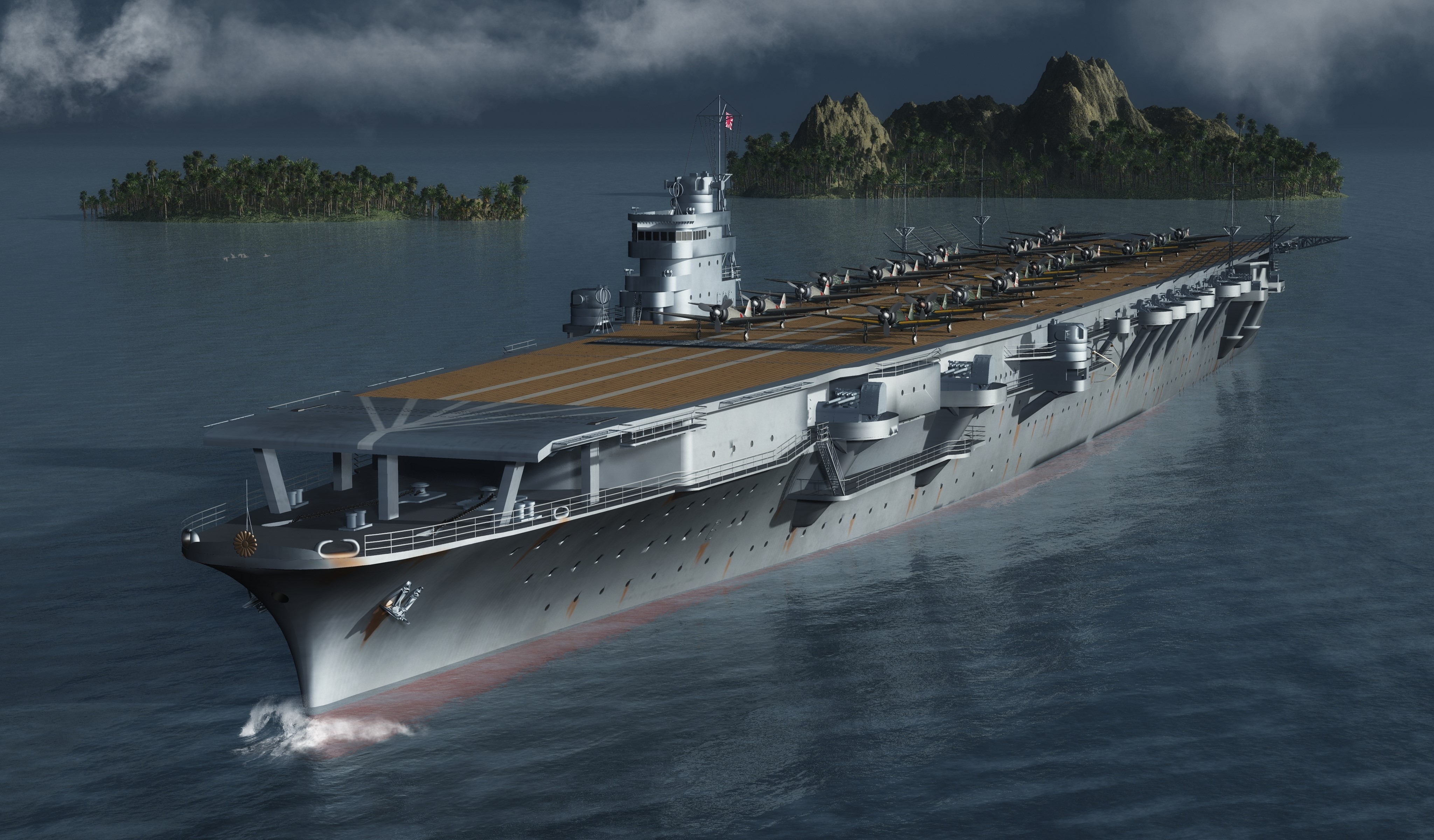 4K Aircraft Carrier Shokaku Ships HD Wallpaper